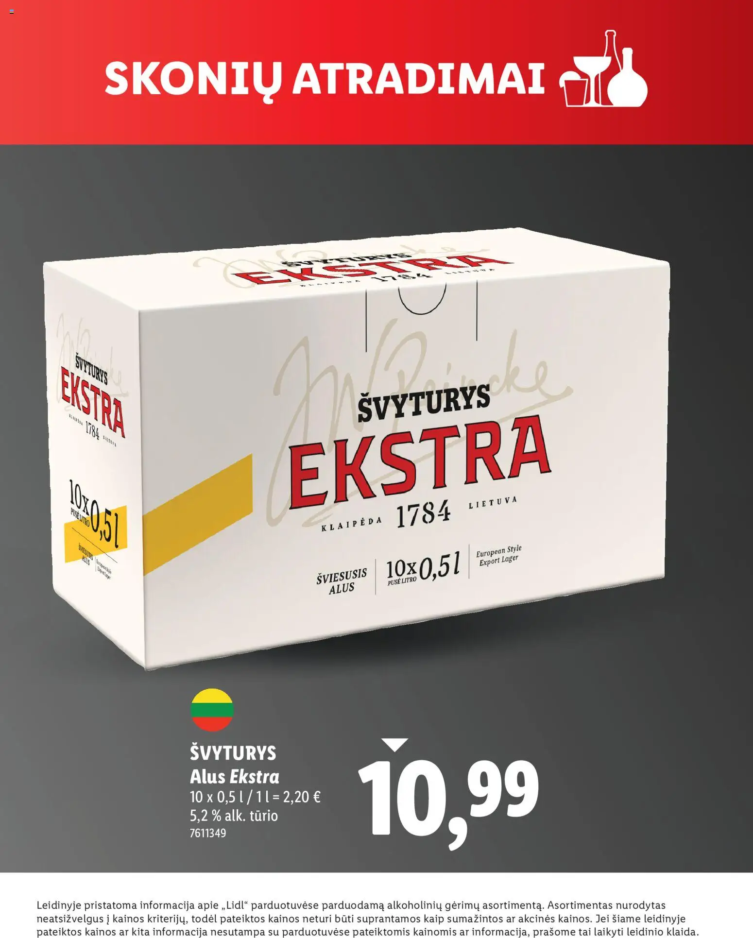 LIDL akcijos nuo 04.12.2025 | Puslapis: 5 | Prekių: Alus