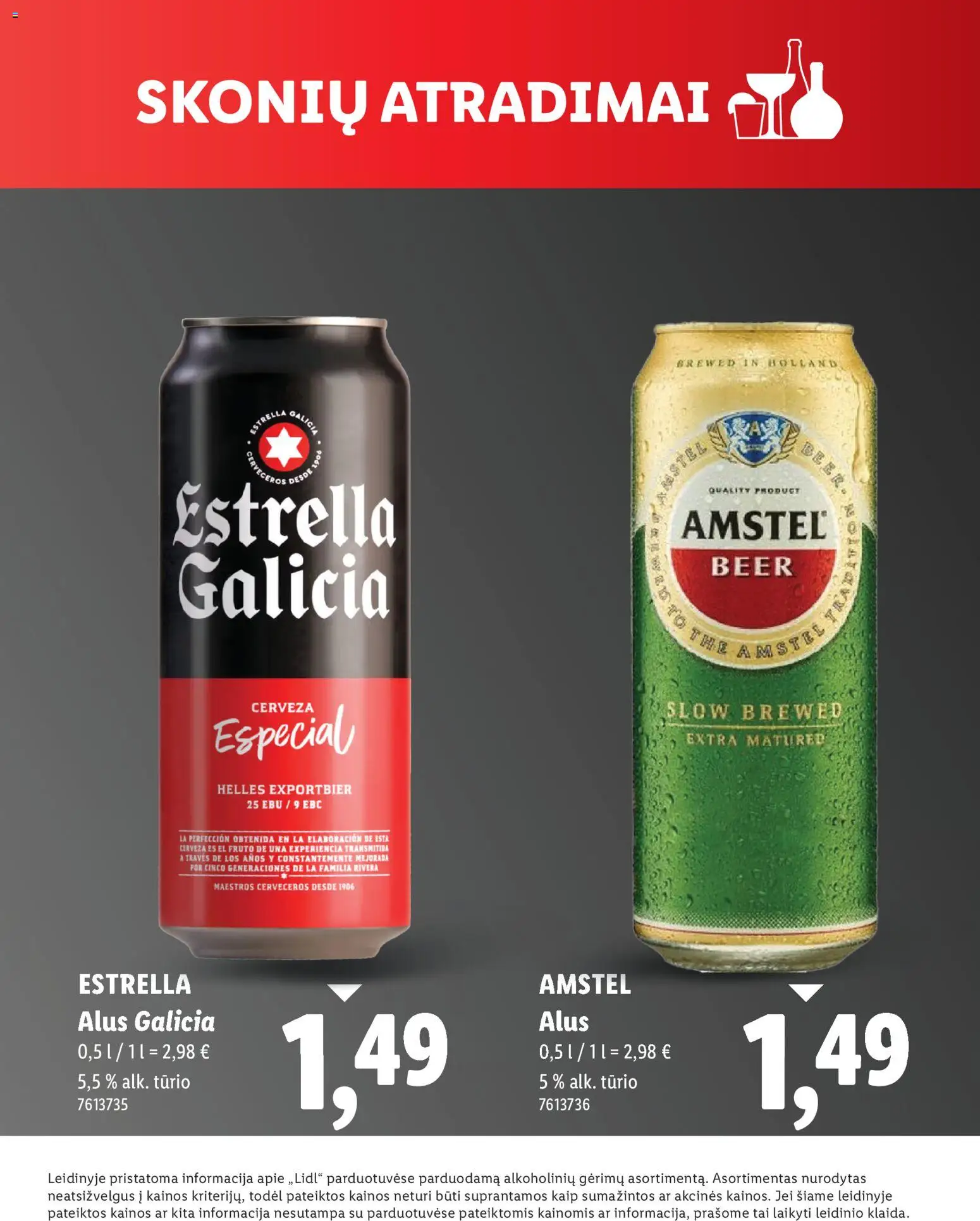 LIDL akcijos nuo 2025.12.04 | Puslapis: 5 | Prekių: Alus
