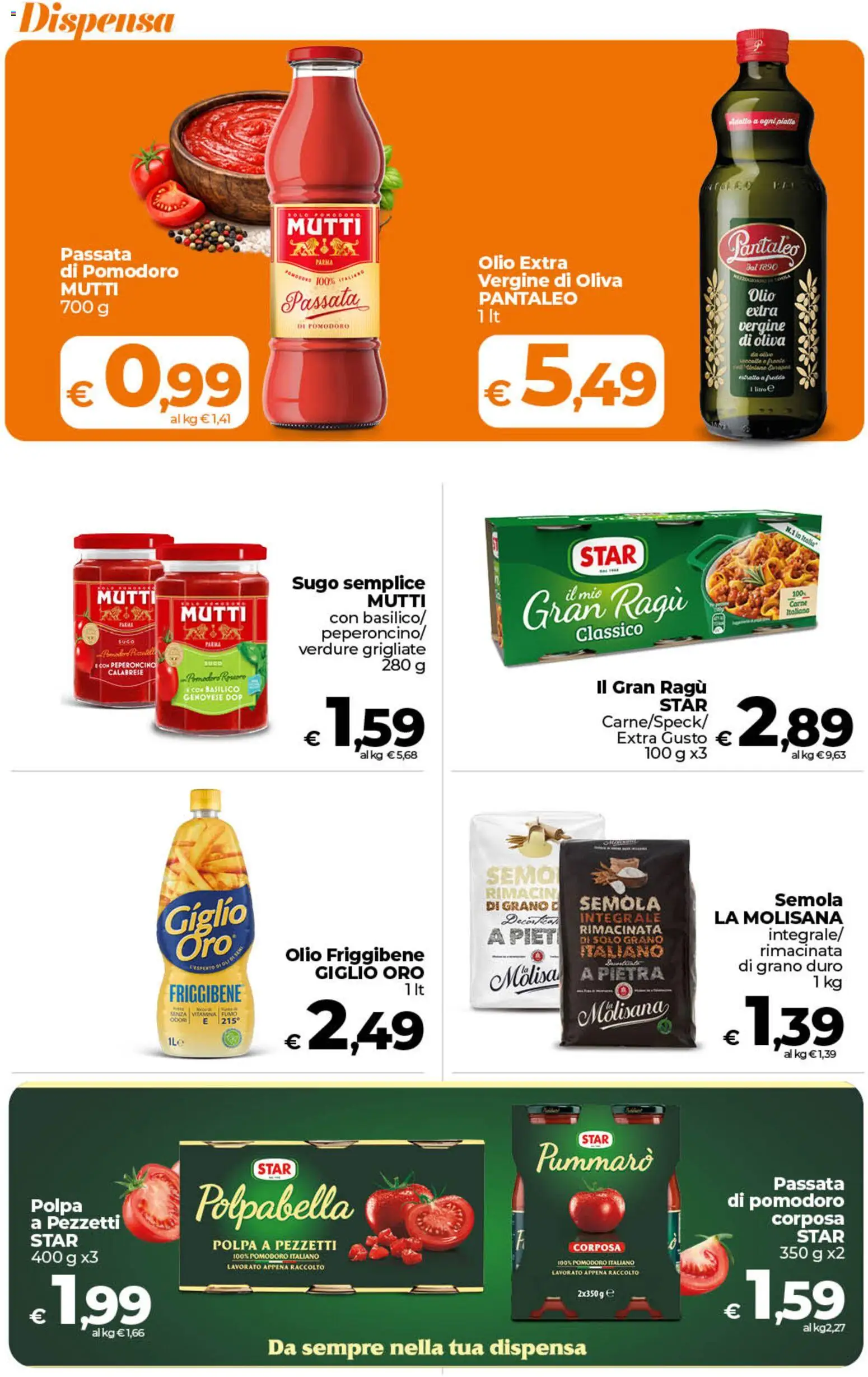 Volantino Ipercoop del 29.05.2026 | Pagina: 34 | Prodotti: Olio, Peperoncino, Ragú, Mutti