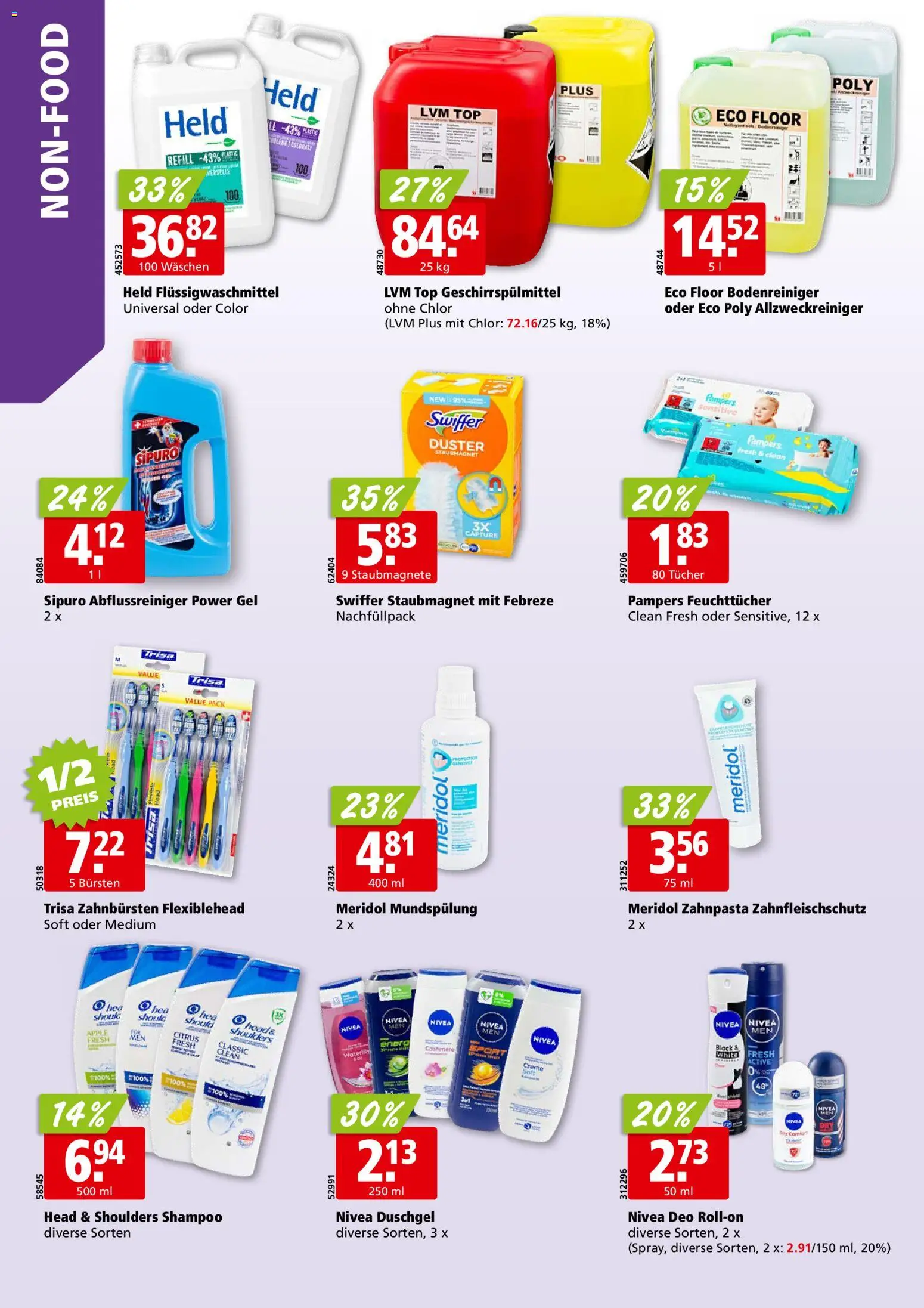 Aligro aktionen Chavannes, Matran, Genf, Sitten – gültig ab 07.09.2026 | Seite: 30 | Produkte: Duschgel, Top, Pampers, Creme
