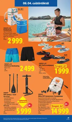 CRIVIT x F2 Női / férfi strandpapucs, Méret: - női: 36-41 - férfi: 40-45 - amely érvényes a következő dátumtól: 04.06.2026 | Oldal: 27