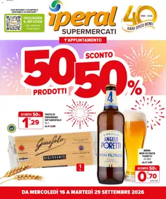 Anteprima del volantino Iperal volantino valido a partire dal 16/09/2026