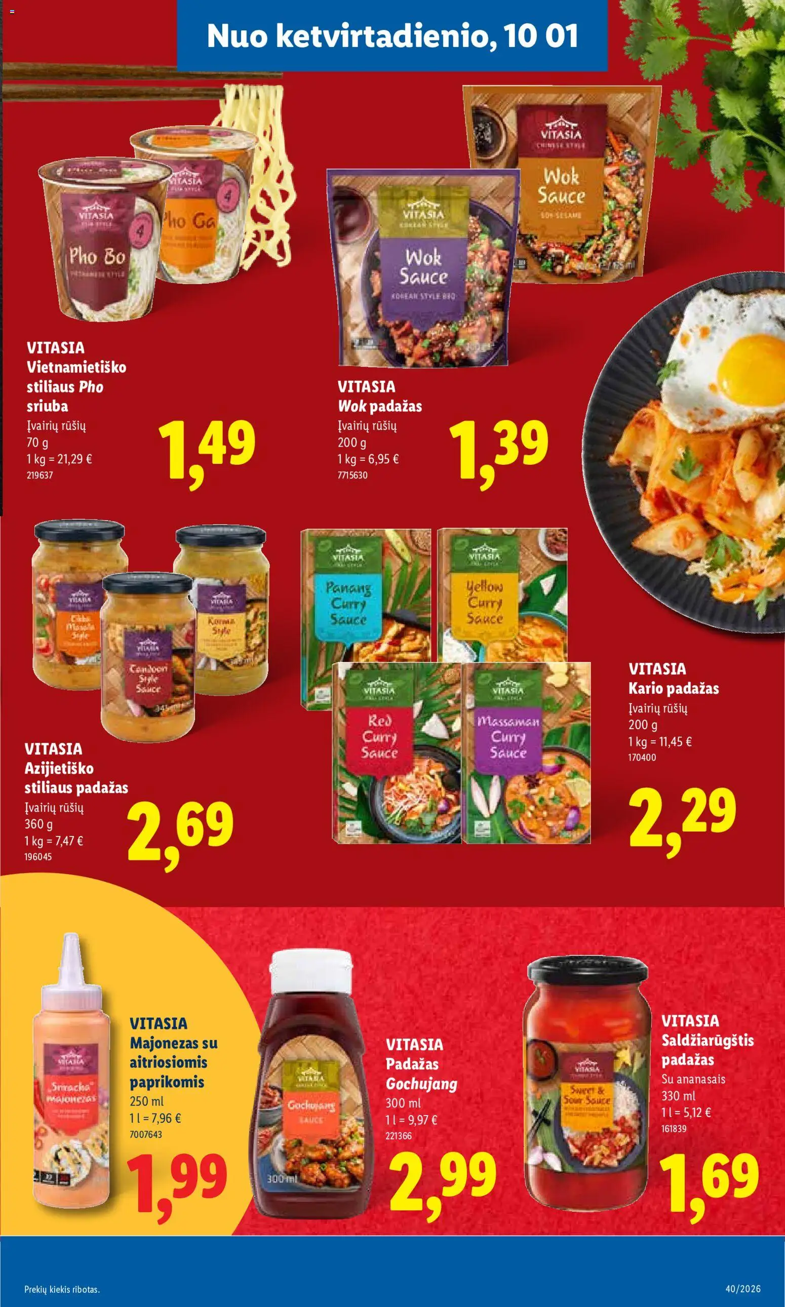 LIDL akcijos nuo 2026.09.28 | Puslapis: 31 | Prekių: Majonezas, Padažas