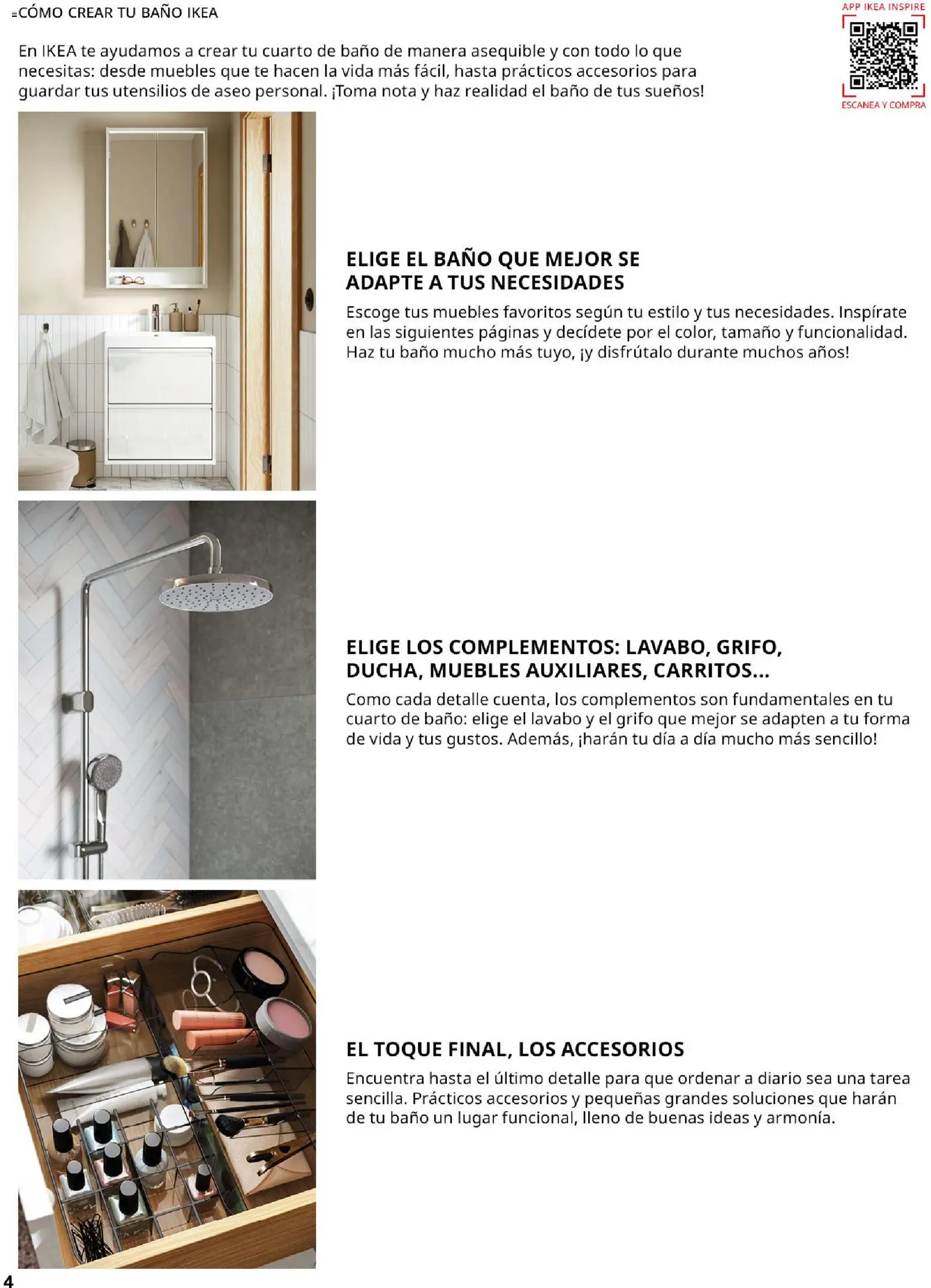 Catálogo IKEA Baños │ válido desde el 01.02.2026 | Página: 4 | Productos: Té, Muebles, Lavabo, Baño