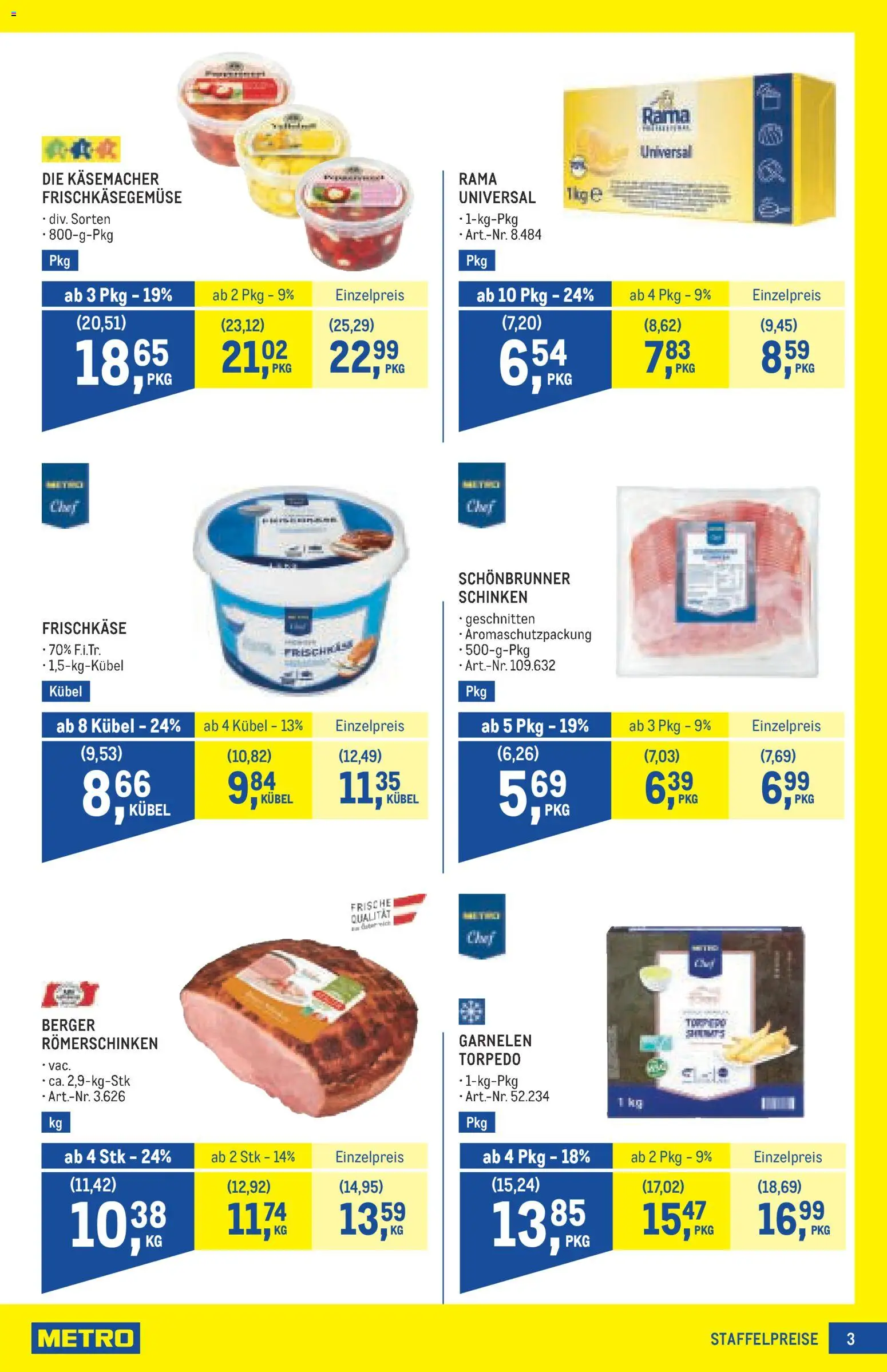 Metro angebote Profi gültig ab 01.10.2026 | Seite: 3 | Produkte: Schinken
