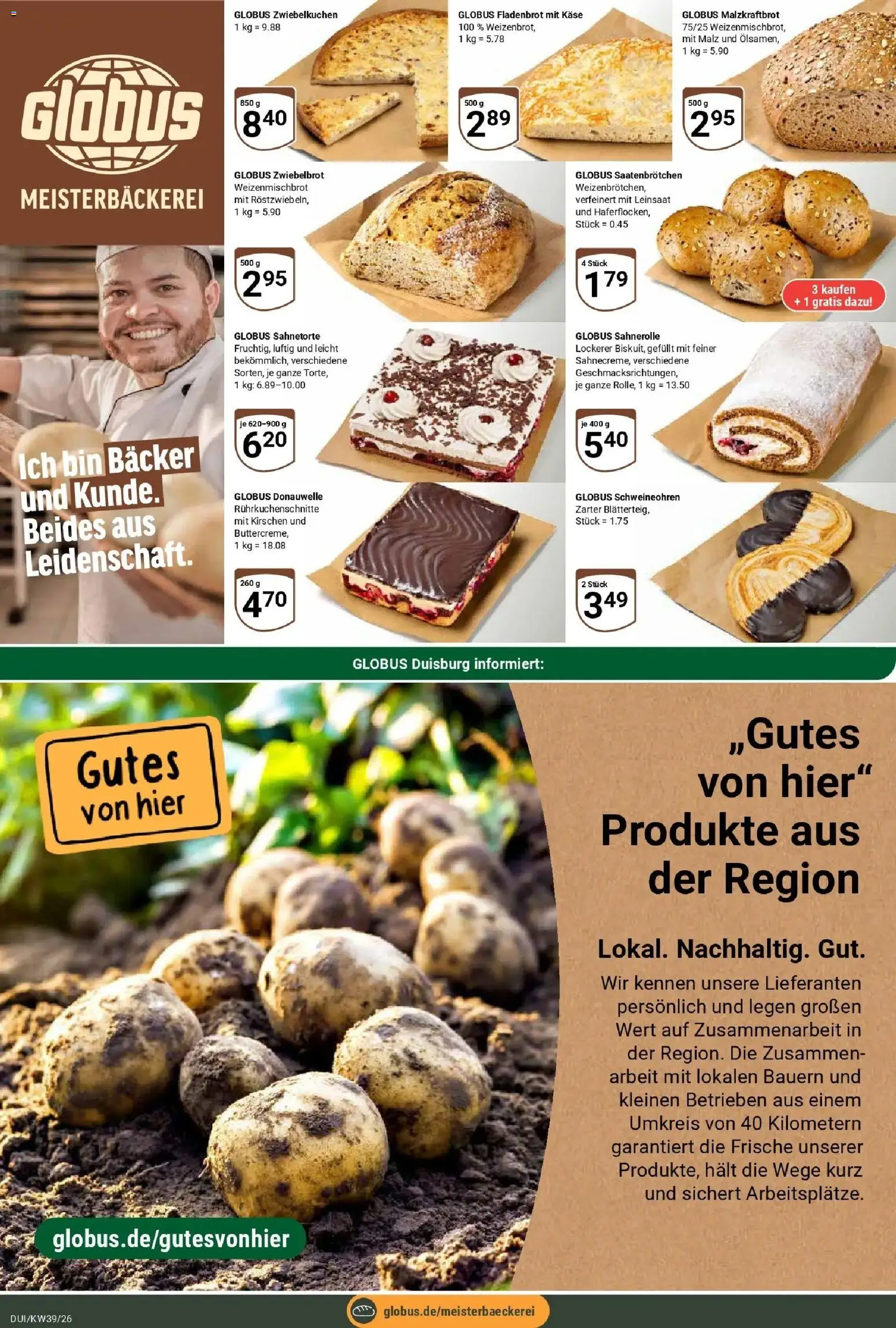 Globus Prospekt Duisburg (ab 21.09.2026) » Angebote online | Seite: 8 | Produkte: Käse, Kirschen