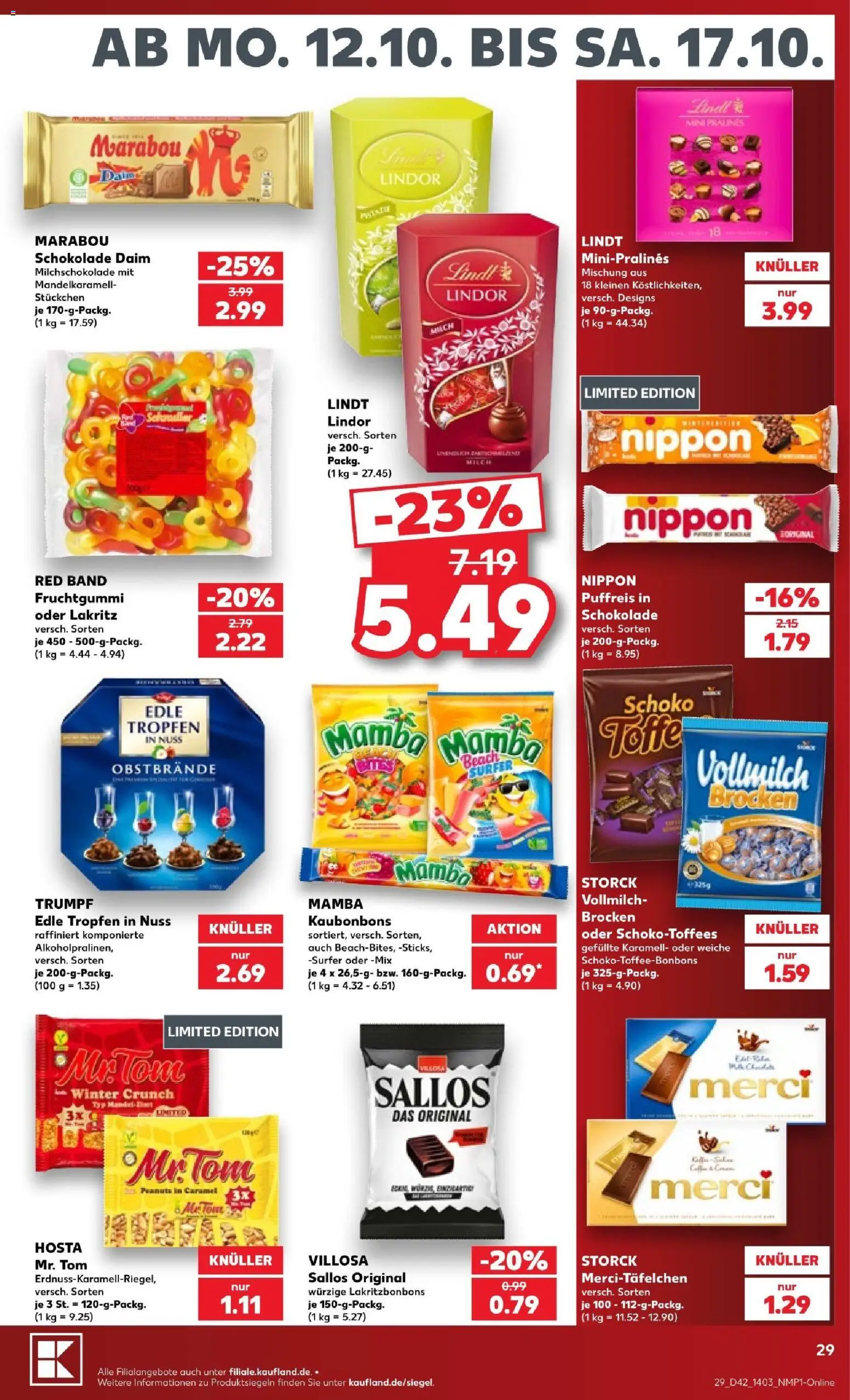 Kaufland Prospekt Köln – gültig ab 12.10.2026 | Seite: 33 | Produkte: Fruchtjoghurt, Creme, Vanille, Fleisch