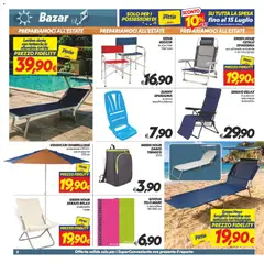 Anteprima del volantino SuperConveniente volantino Misterbianco, Catania valido a partire dal 02/07/2026 | Pagina: 43 | Prodotti: Sdraio, Ombrellone, Zaino, Alluminio