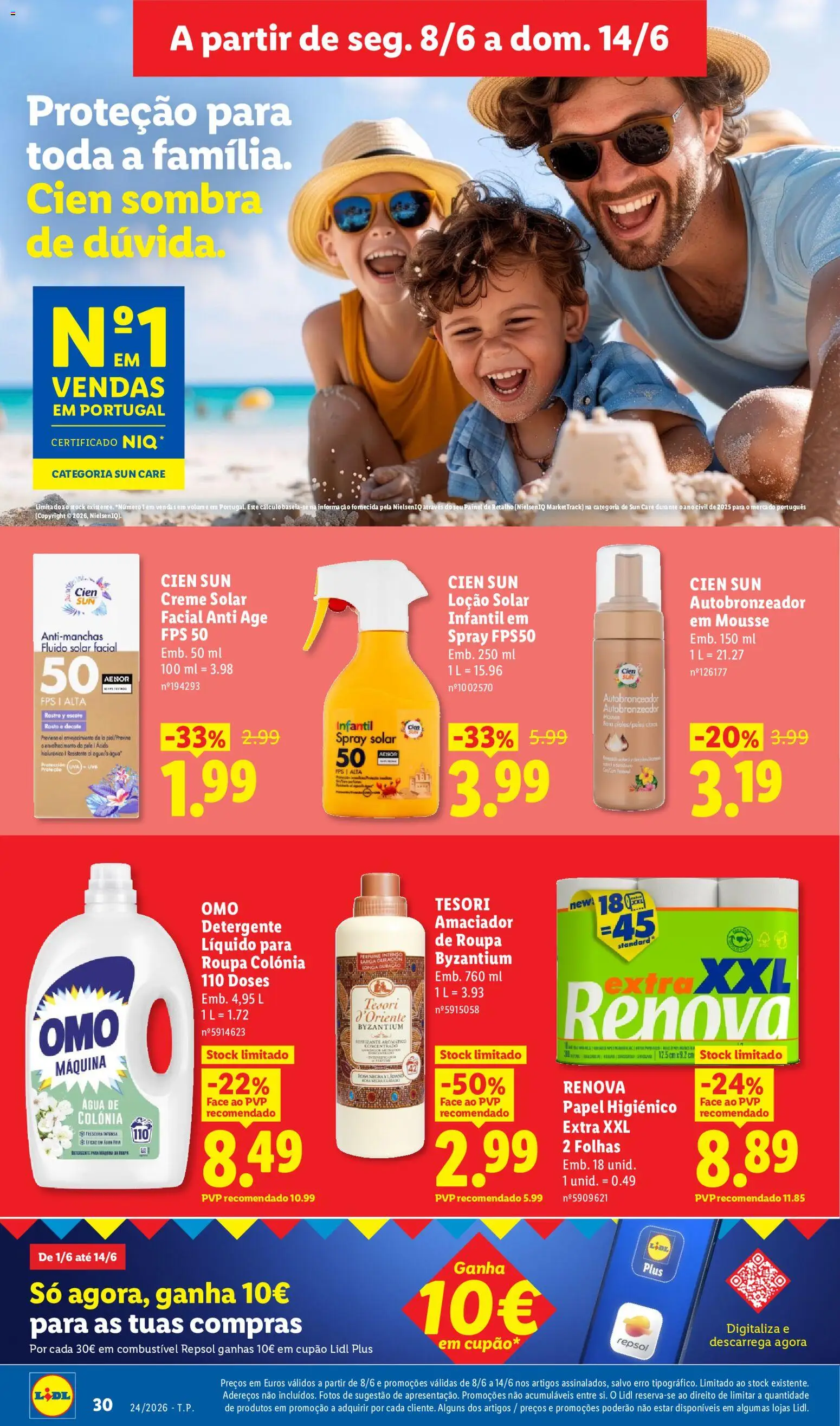 Lidl folheto | 08/06/2026 |  🎉 Como obter um desconto limitado? Poupe ainda hoje! | Portugal