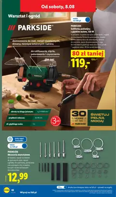 Náhled letáku Lidl Polsko katalog od 03.08.2026 | Strana: 52 | Produkty: Parkside, Regál