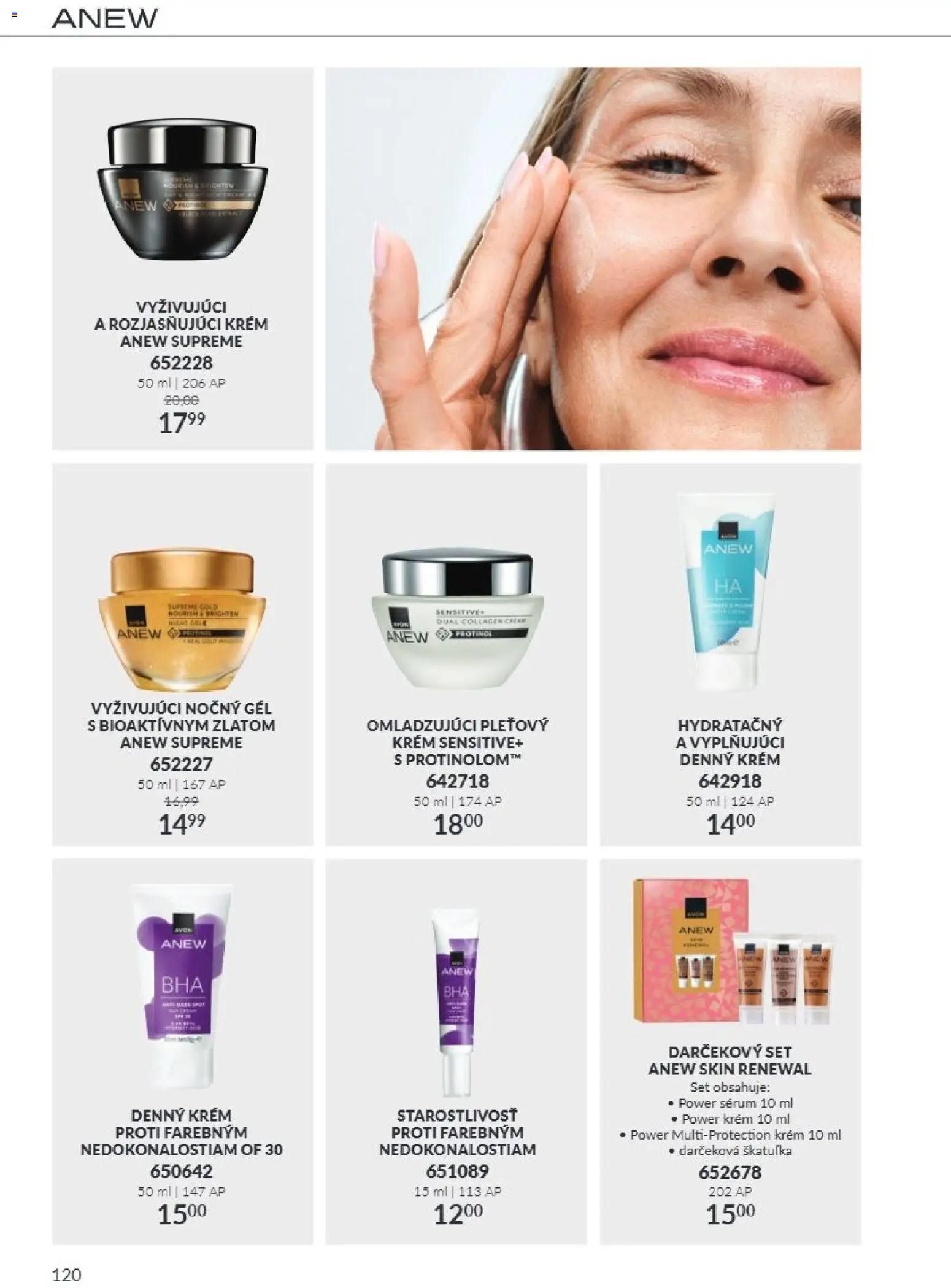 Nové Avon akcie – leták je platný od 01.10.2026 | Strana: 120 | Produkty: Krém