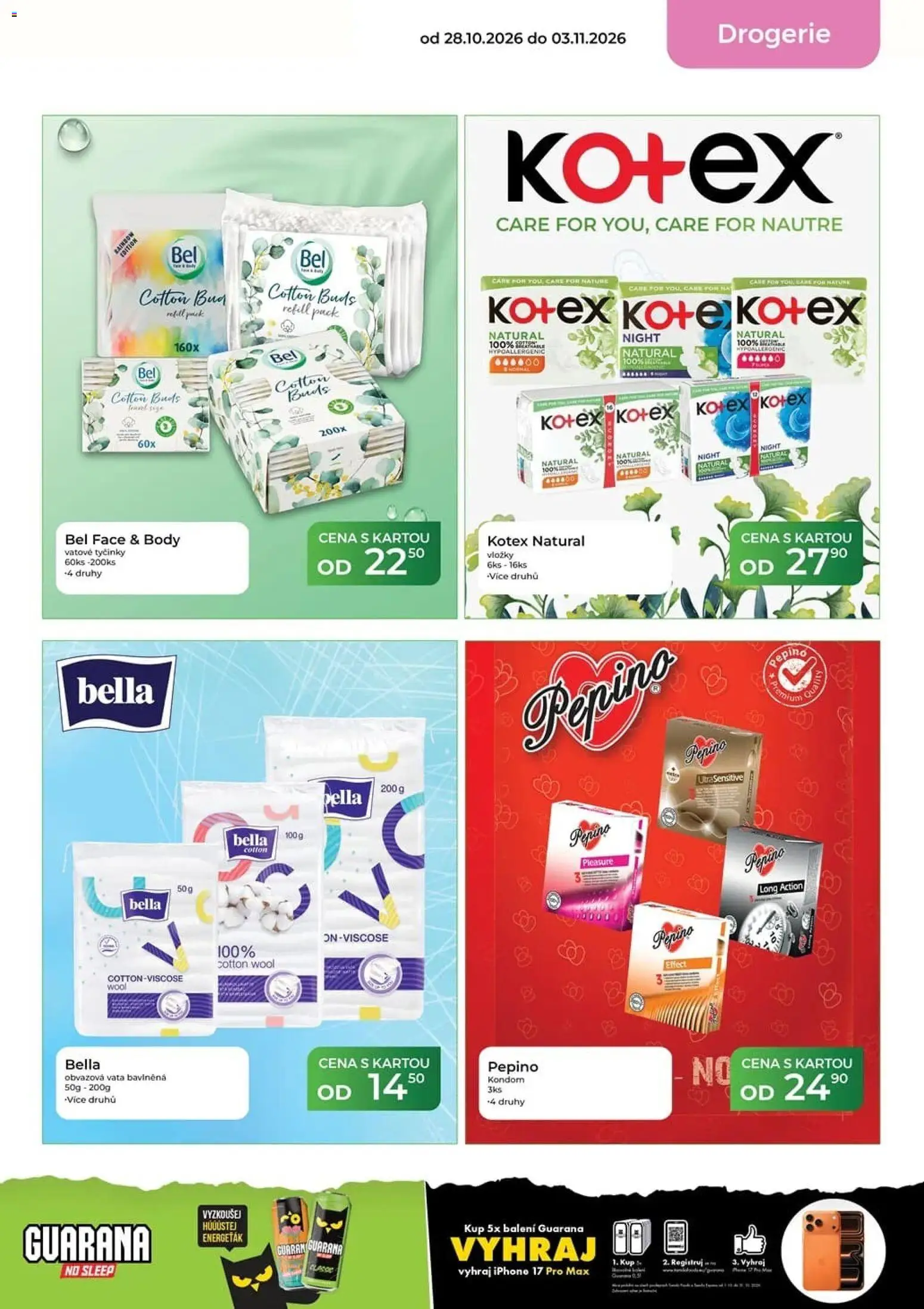 Tamda Foods leták od 28.10.2026 | Strana: 57 | Produkty: Vložky, Kondom, Drogerie, Vata