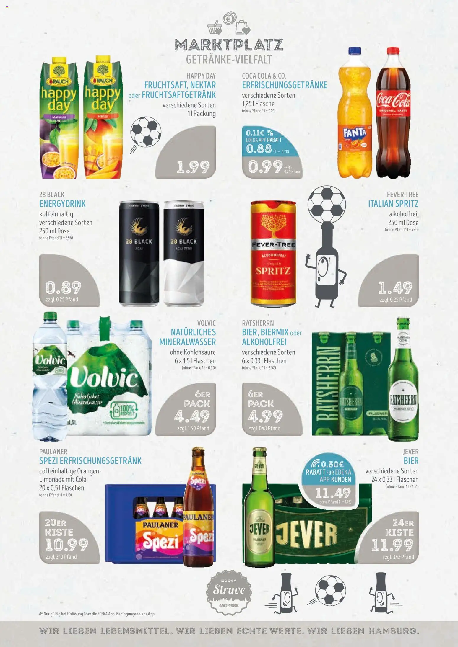 Edeka Struve Prospekt – gültig ab 06.07.2026 | Seite: 12 | Produkte: Cola, Orangen, Jever, Volvic