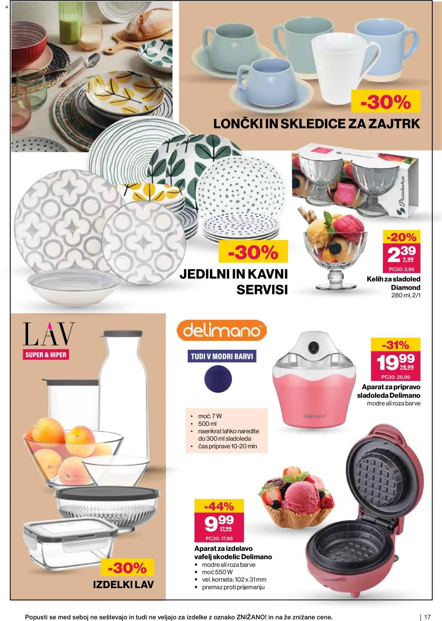 Novi Mercator katalog ponudbe – veljaven od 10.06.2026 | Stran: 17 | Izdelki: Sladoled