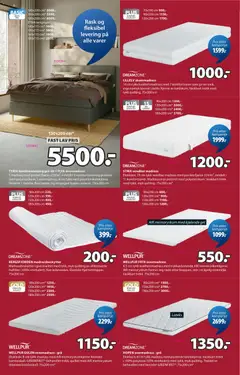 Forhåndsvisning av DREAMZONE® STRIAB vendbar madrass, Eksklusiv, 19 cm tykk vendbar madrass med pocket-fjærer 324/m², inndelt i 11 komftsoner. Madrassen er polstret med polyeterskum. Vaskbart trekk med tykk, myk quilting. 75x200 cm* gyldig fra 29/06/2026 | Side: 7
