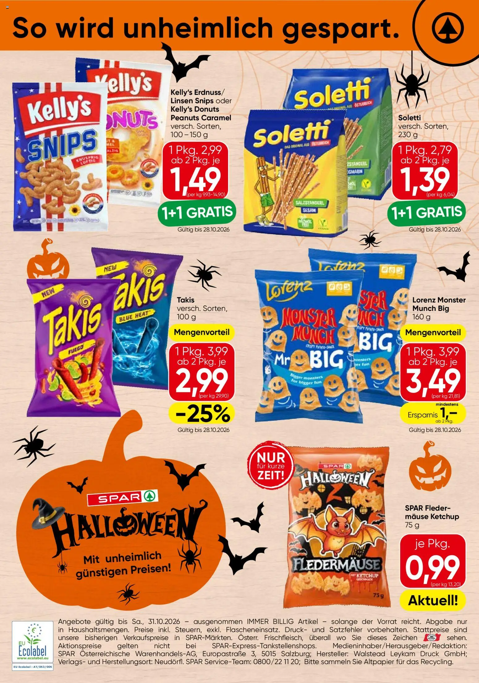 Spar Halloween gültig ab 01.10.2026 | Seite: 4