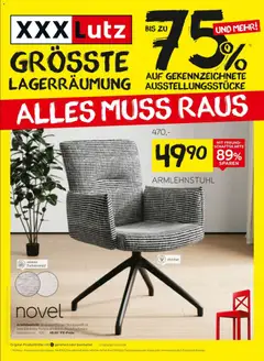 XXXLutz Größte Lagerräumung 2 ab 12.09.2026 gültig