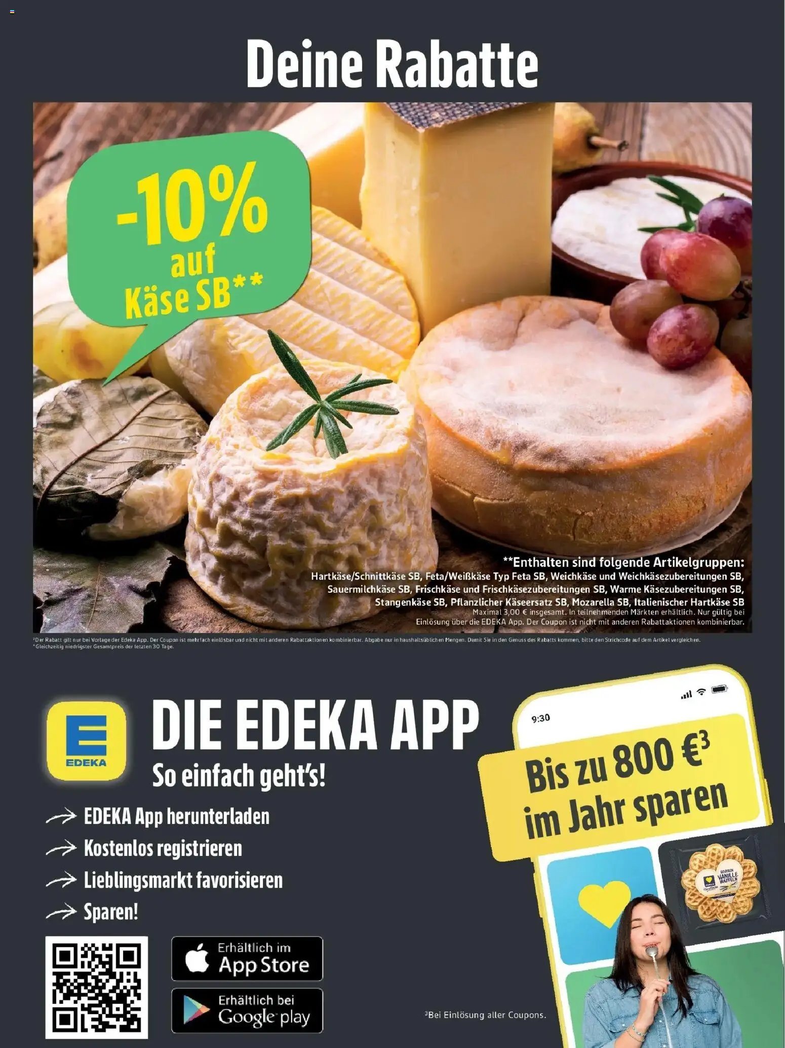 Edeka Prospekt Stralsund (ab 26.10.2026) » Angebote Online | Seite: 8 | Produkte: Feta, Käse, Frischkase