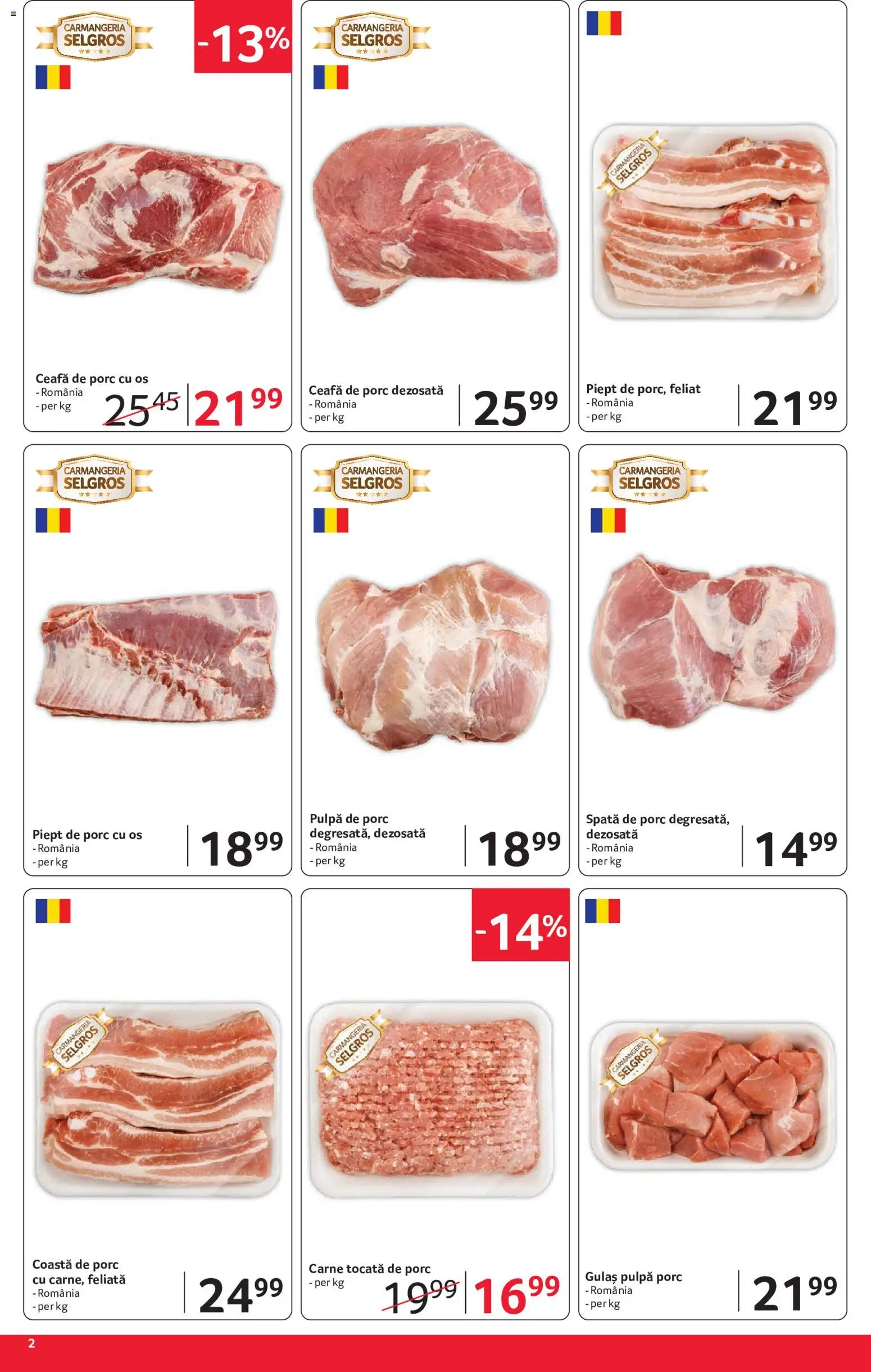 Noul catalog Selgros – valabil de la 29.05.2026 | Pagină: 2 | Produse: Keçeli kalem, Carne tocată, Gulaș