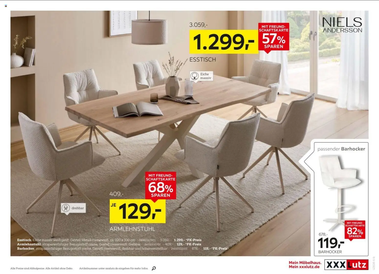 XXXLutz Prospekt – gültig ab 06.06.2026 | Seite: 13 | Produkte: Esstisch, Barhocker