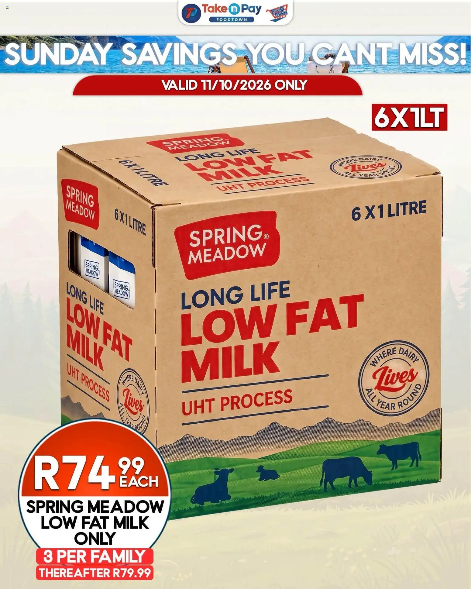 New Take n Pay catalogue – valid from 11/10/2026 | Page: 5 | Products: Meadow, Milk