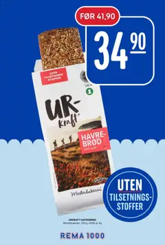 Forhåndsvisning av Rema 1000 kundeavis gyldig fra 15.06.2026 | Side: 18 | Produkter: Brød, Palete pentru muște