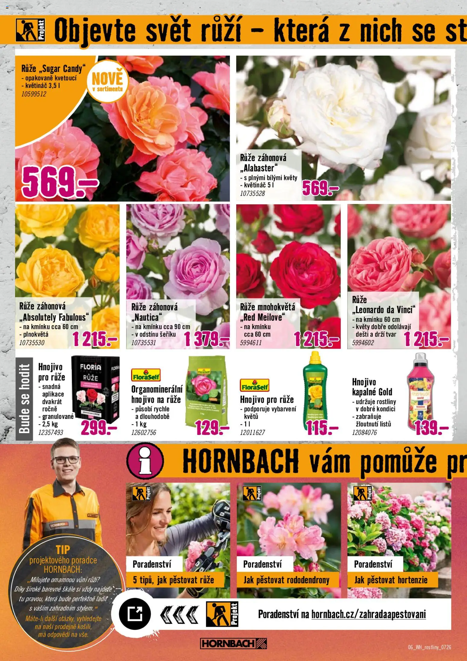 HORNBACH leták - Letničky od 15.07.2026 | Strana: 6 | Produkty: Rostliny, Hnojivo, Květináč