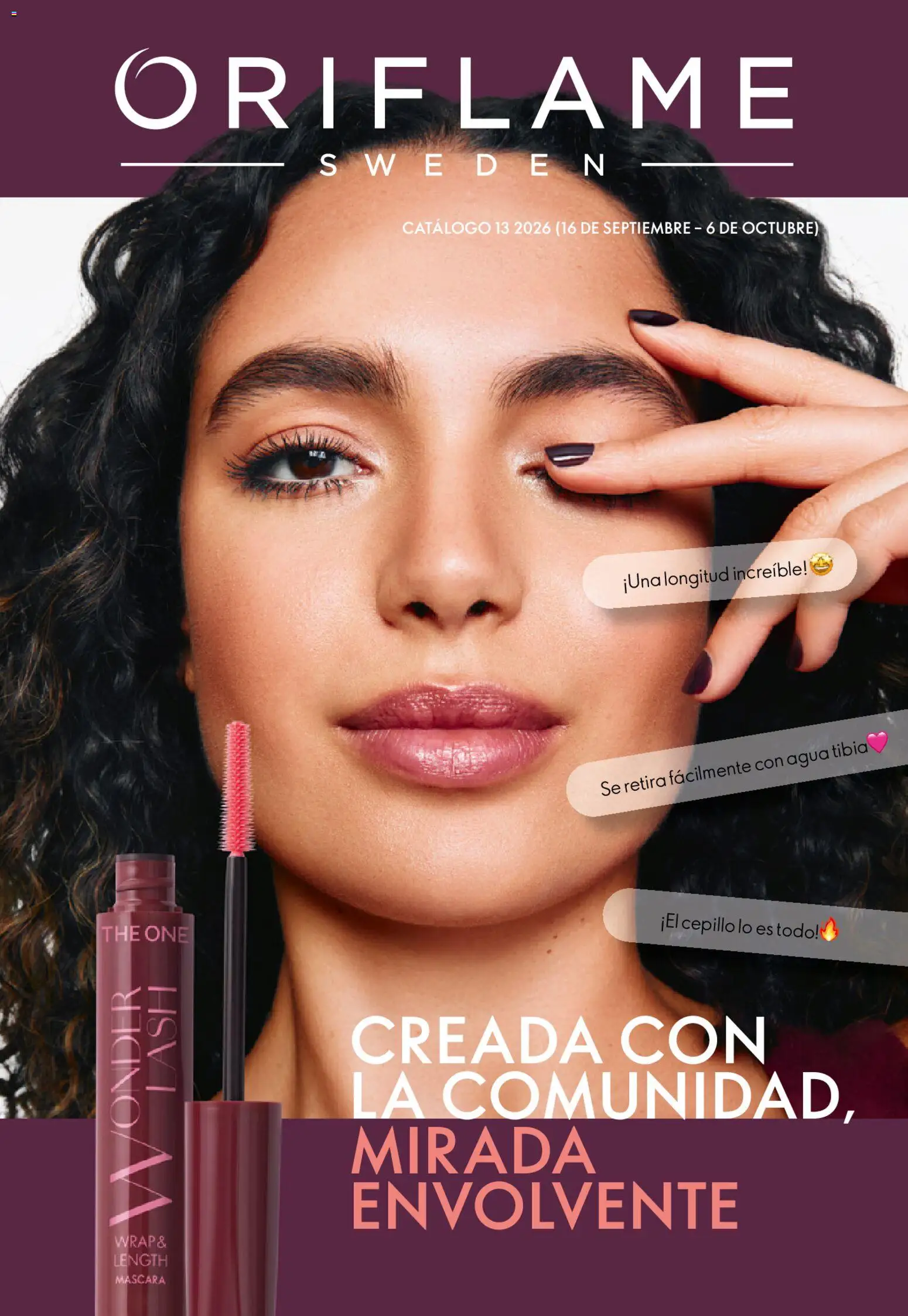 Oriflame - Catálogo Campaña 13 │ válido desde el 16/09/2026 | Página: 1 | Productos: Cepillo, Máscara, Agua