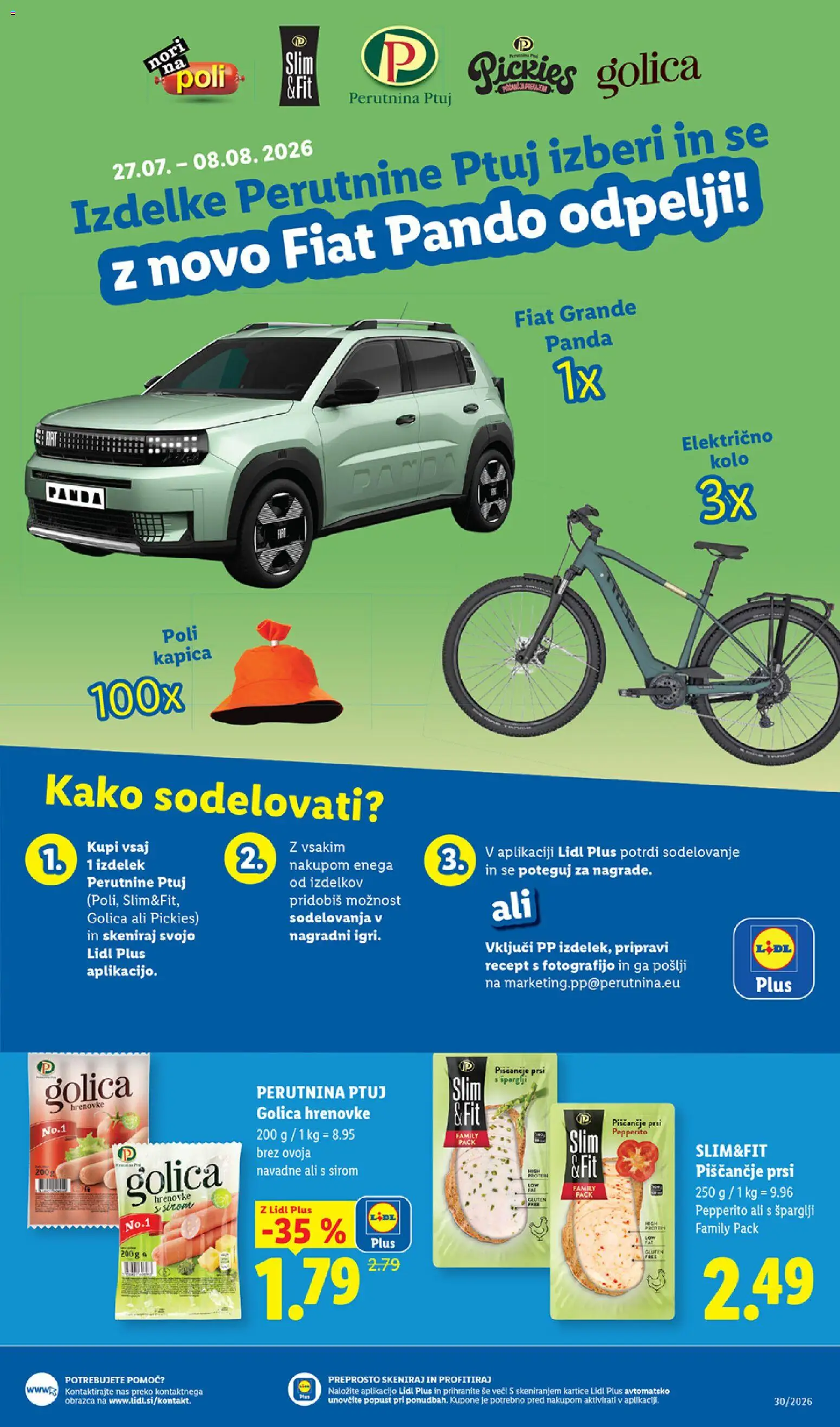 Novi Lidl katalog ponudbe – veljaven od 23.07.2026 | Stran: 49 | Izdelki: Hrenovke