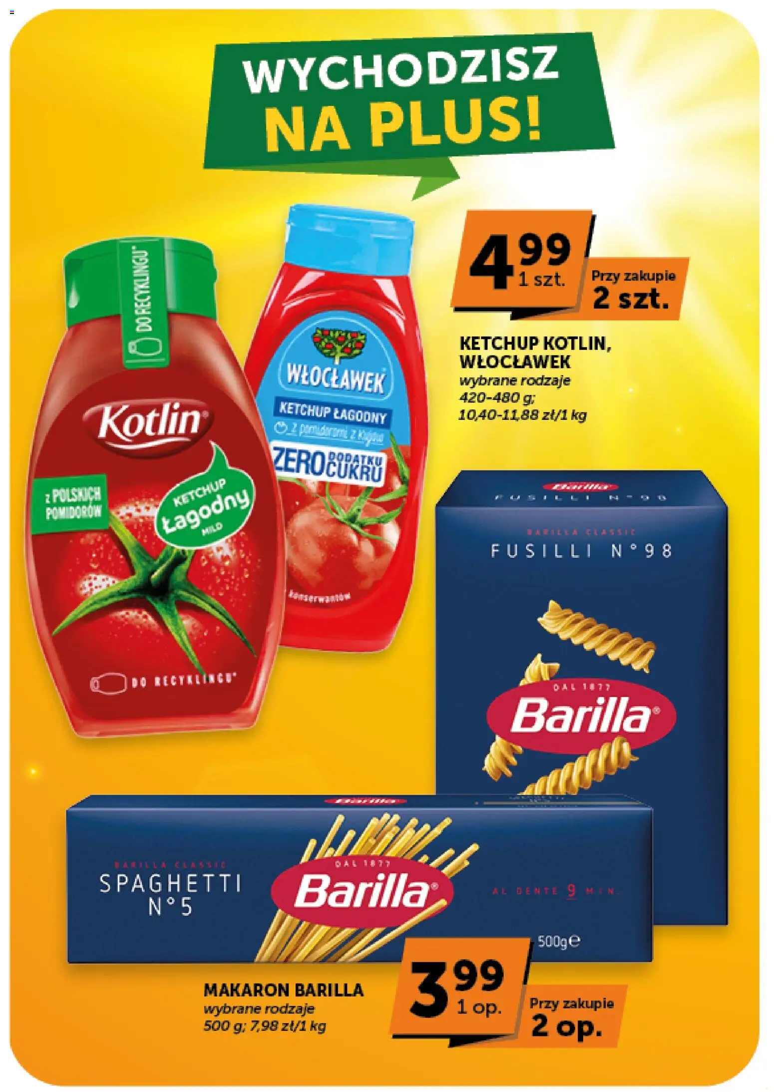 Euro Sklep gazetka - Market od 30.07.2026 | Strona: 8 | Produkty: Ketchup, Makaron Barilla, Makaron