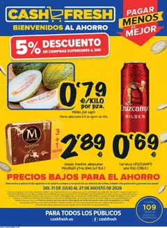 Vista previa Cash Fresh folleto Bono 5 válido desde el 31/07/2026 | Página: 1
