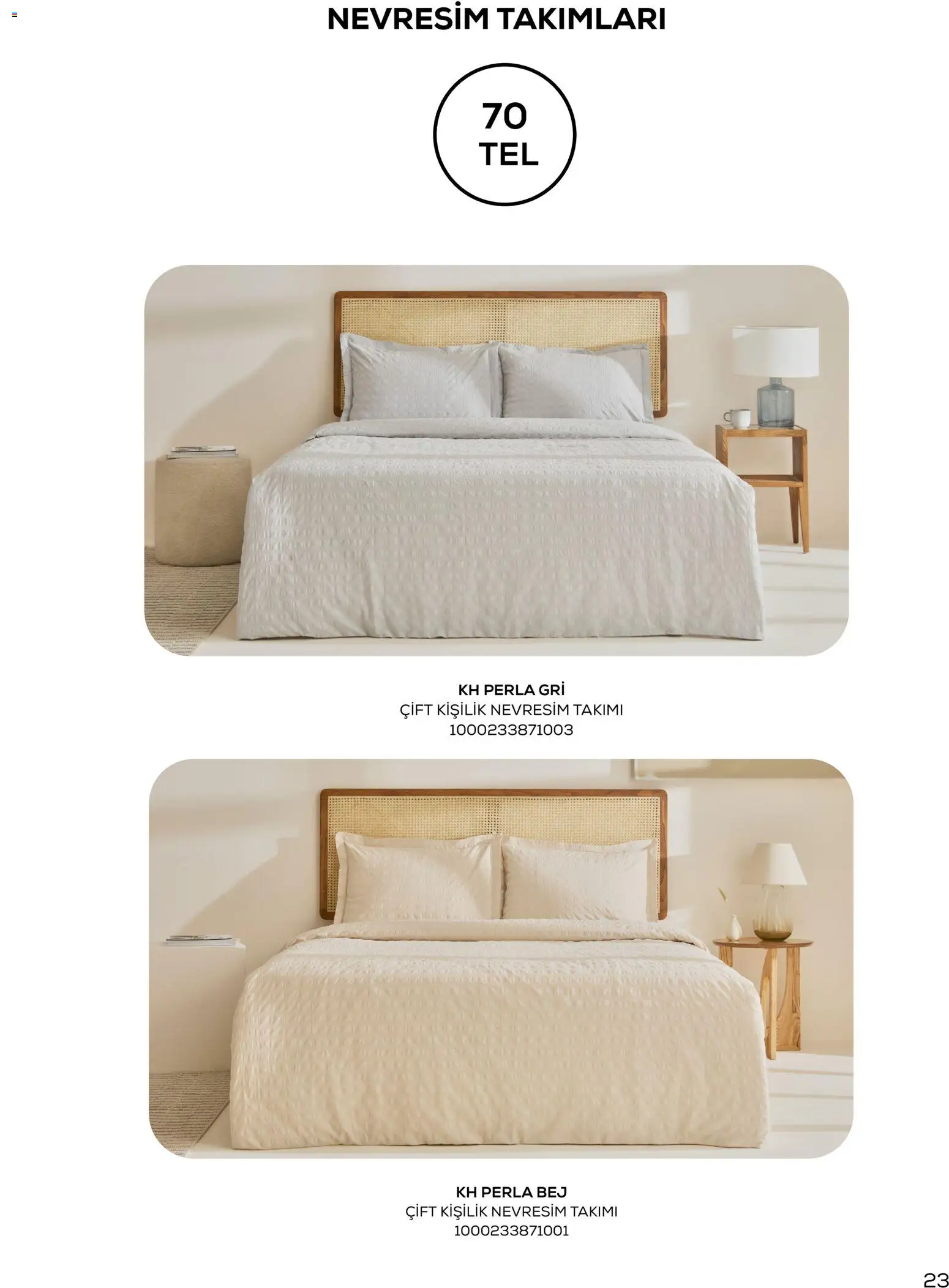 Karaca Home Katalog - 01.03.2026 tarihinden itibaren geçerlidir | Sayfa: 23 | Ürünler: Nevresim, Nevresim takımları