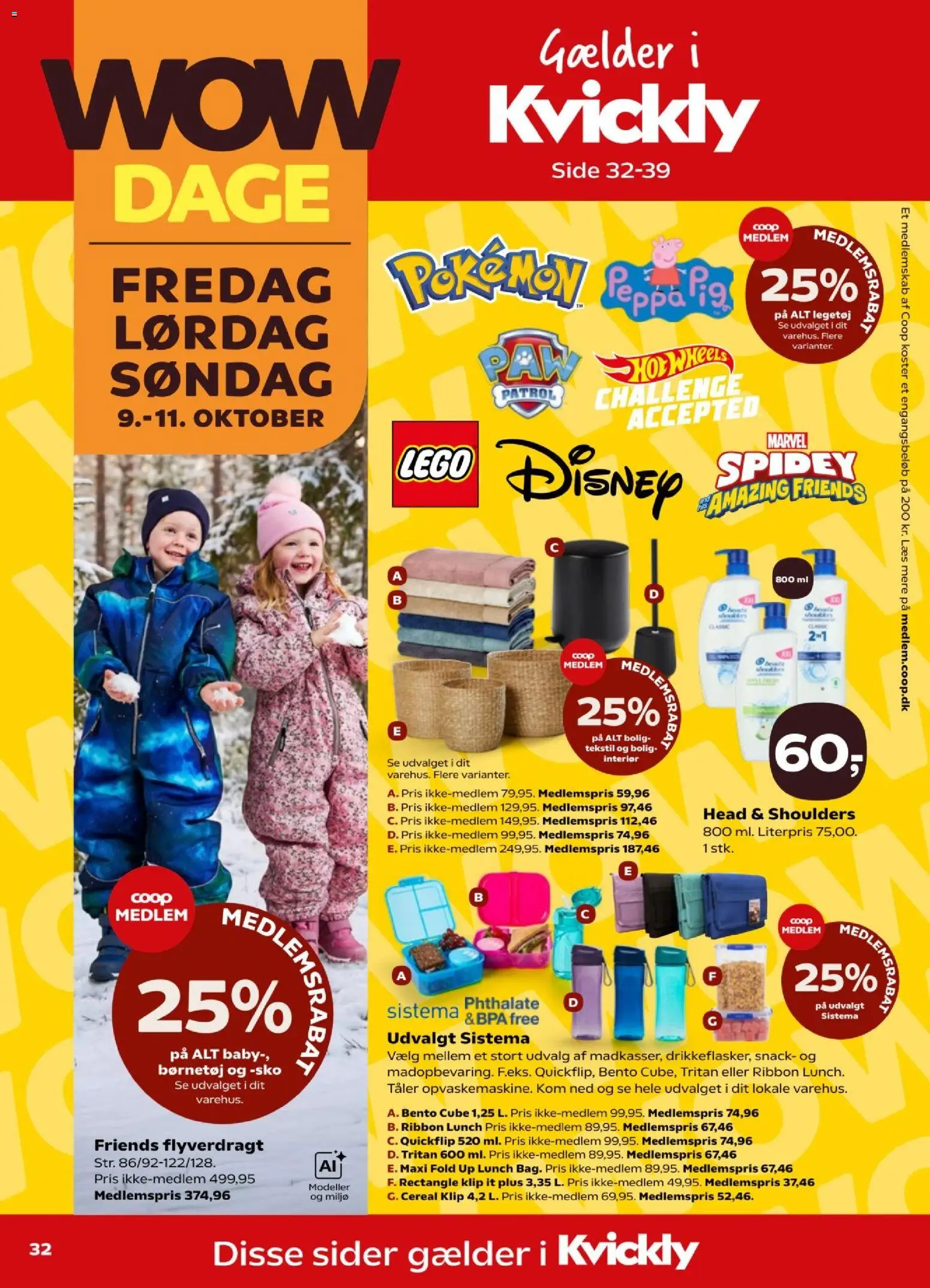 Kvickly tilbudsavis – gyldig fra 09/10/2026 | Side: 34 | Produkter: Shampoo, Sko