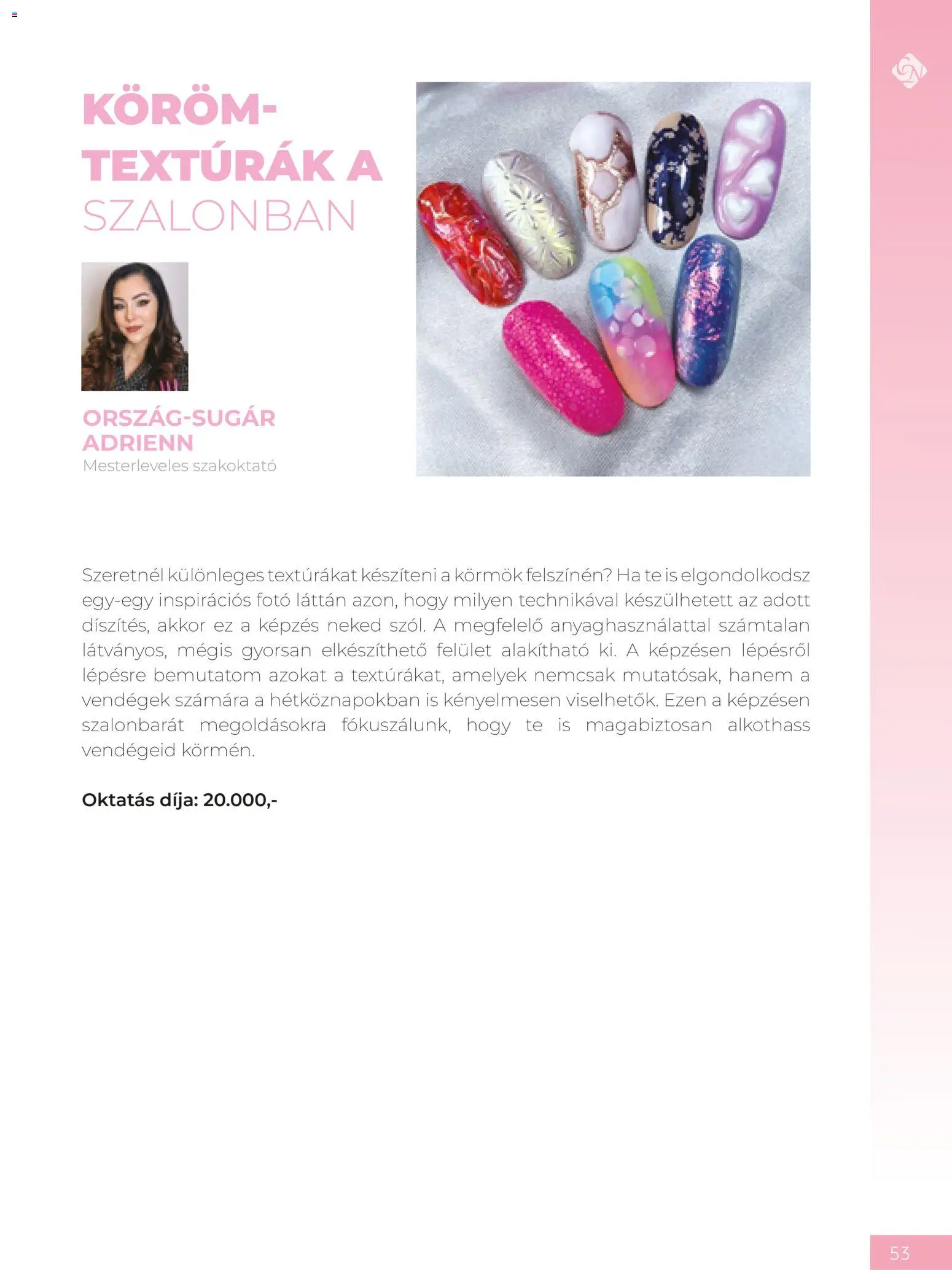 Crystal Nails akciós ujság - amely érvényes a következő dátumtól: 2026.09.08. | Oldal: 53