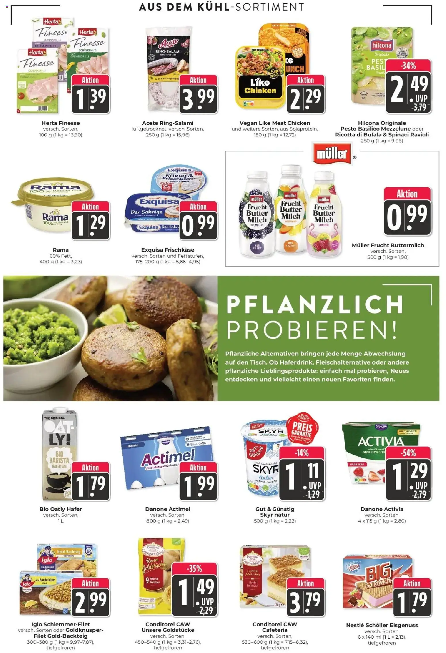 Edeka Prospekt Schliengen (ab 31.08.2026) » Angebote Online | Seite: 11 | Produkte: Danone activia, Milch, Oatly, Frischkase