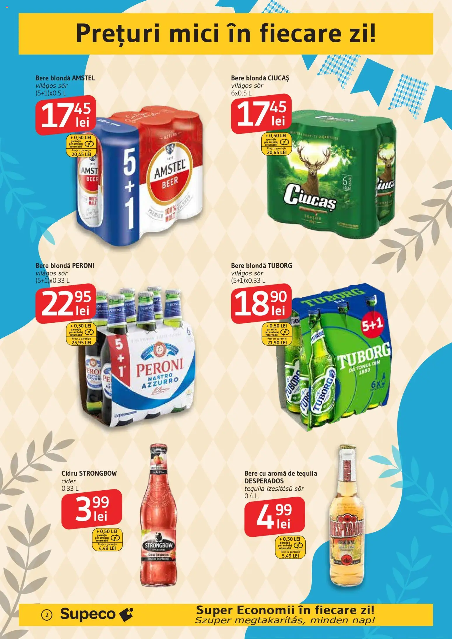 Noul catalog Supeco – valabil de la 24.09.2026 | Pagină: 2 | Produse: Mici, Desperados, Bere