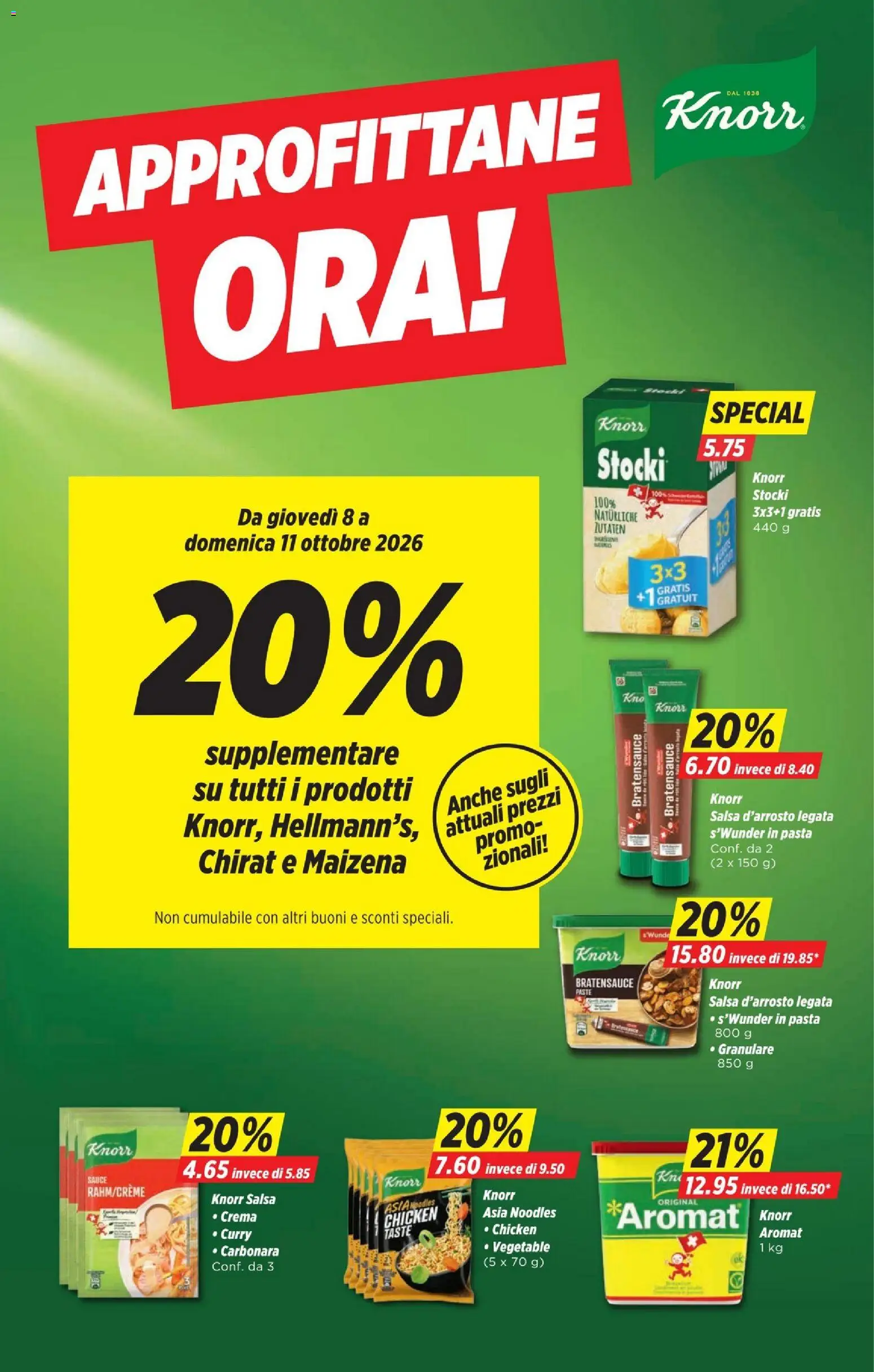 Denner aktionen IT – gültig ab 08.10.2026 | Seite: 12 | Produkte: Pasta