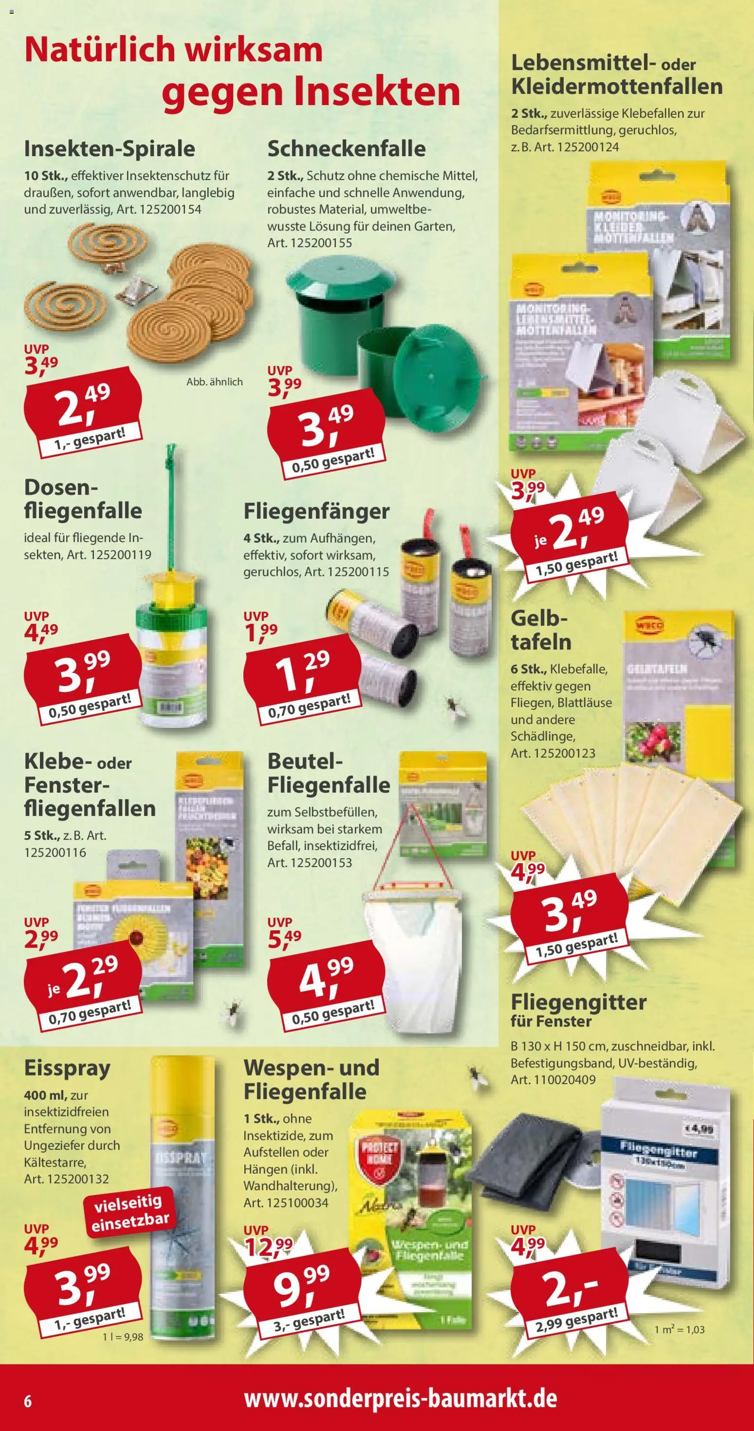 Sonderpreis Baumarkt Prospekt – gültig ab 27.06.2026 | Seite: 6