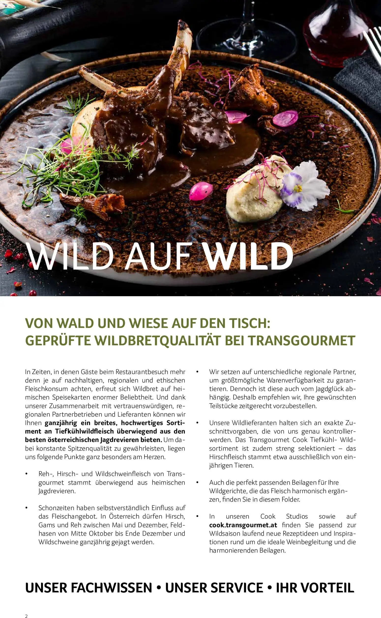 Transgourmet Alles für den Wildgenuss gültig ab 31.08.2026 | Seite: 2 | Produkte: Tisch