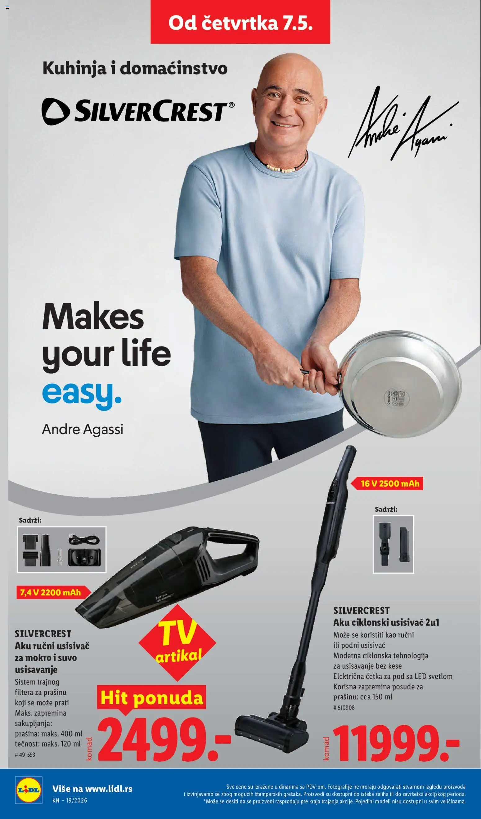 Lidl katalog - važi od 07.05.2026 | Strana: 70 | Proizvode: Silvercrest, Kuhinja, Četka, Ručni usisivač