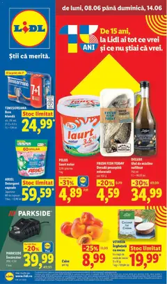 Ofertele Lidl valabile de la 08.06.2026