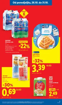 TASTINO Baguette pecivo, Baguette rolls - Pregled kataloga iz trgovine Lidl, vrijedi od 26.10.2026 | Stranica: 3
