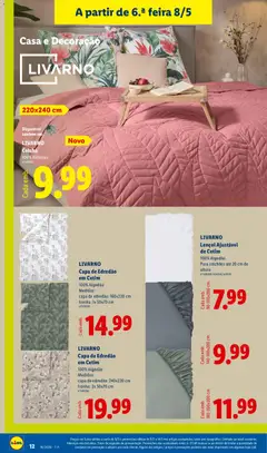 Pré-visualização LIVARNO Colcha, 100% Poliéster, 220x240 cm válido de 04.05.2026 | Página: 12