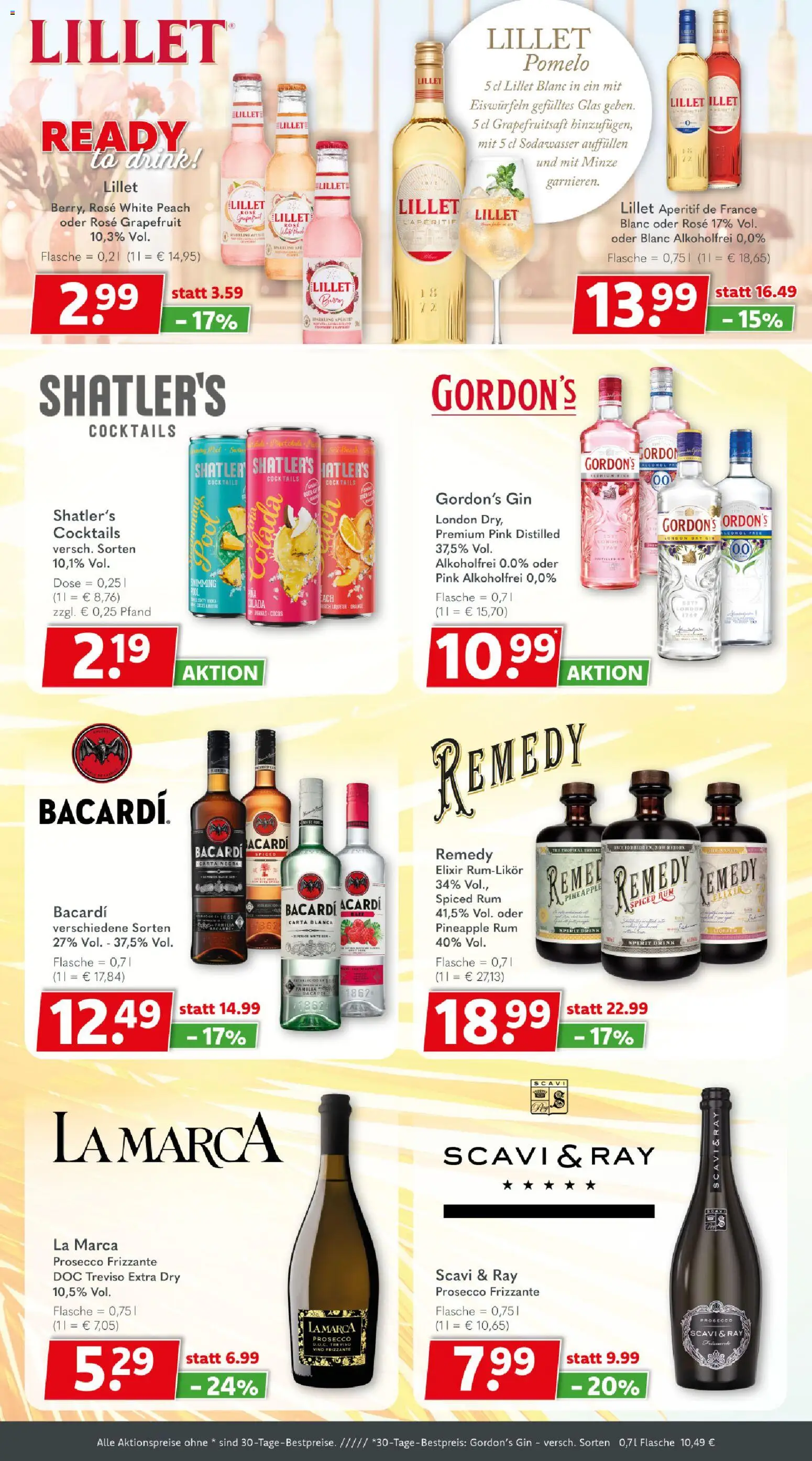 Getränkeland Prospekt – gültig ab 31.08.2026 | Seite: 9 | Produkte: Gordon's gin, Bacardi, Lillet, Gin
