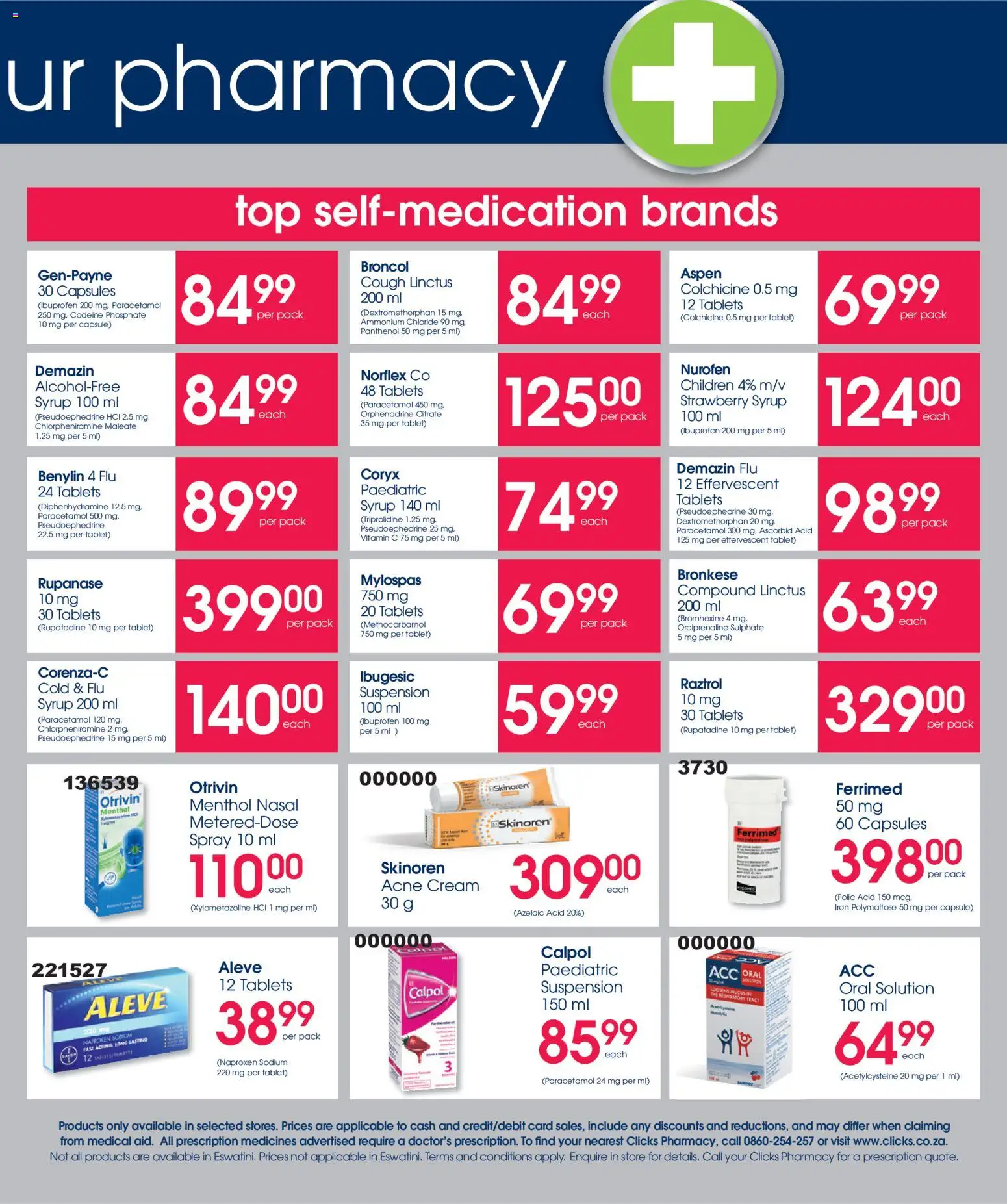 New Clicks catalogue – valid from 23/06/2026 | Page: 3 | Products: Tablet, Iron, Cream, Syrup