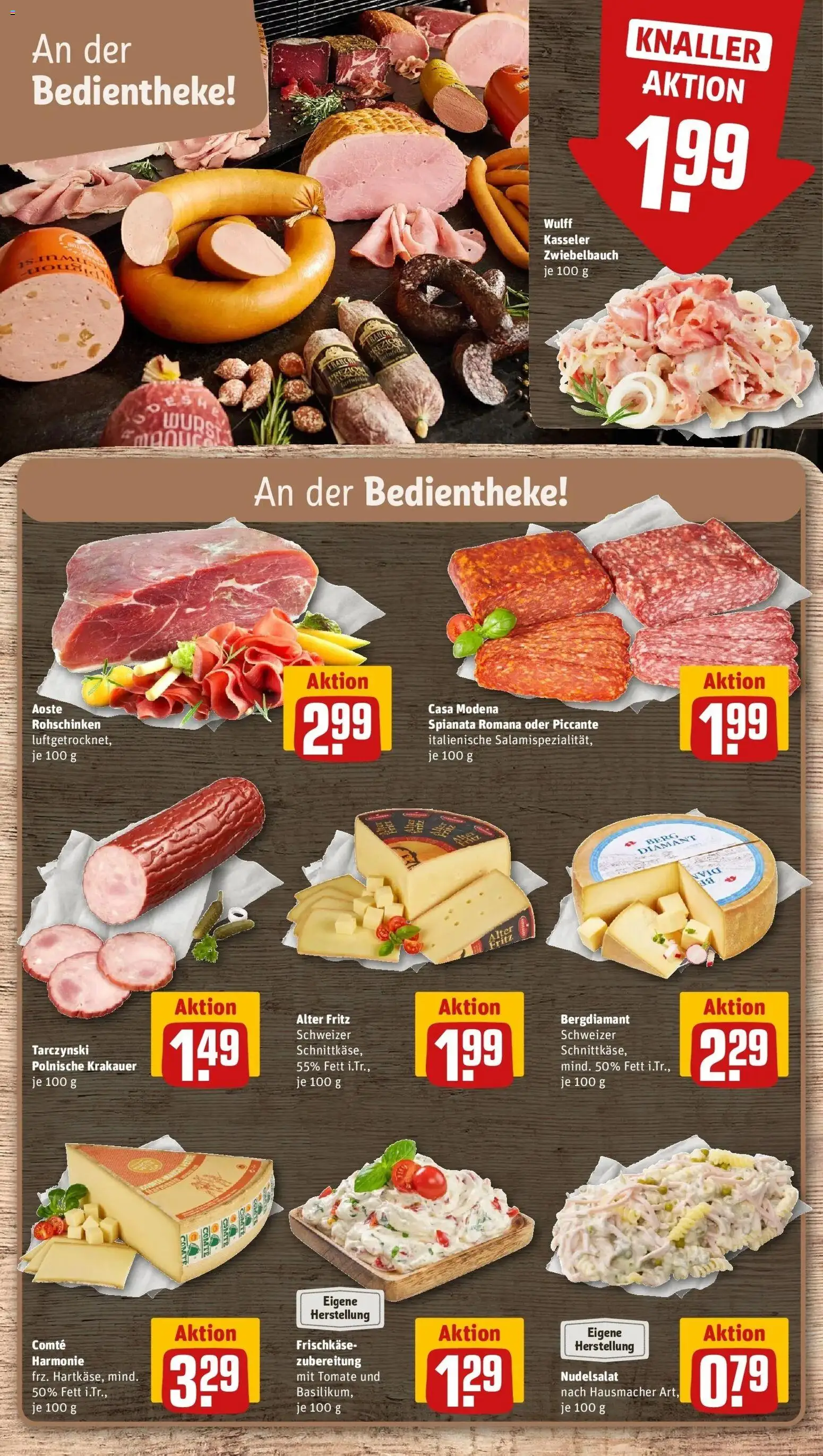 REWE Prospekt ab 17.08.2026 zum Blättern » Angebote | Seite: 13 | Produkte: Wurst, Frischkase