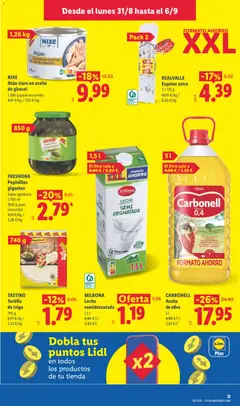 Vista previa MILBONA Leche semidesnatada, 1,5 L válido desde el 31/08/2026 | Página: 9