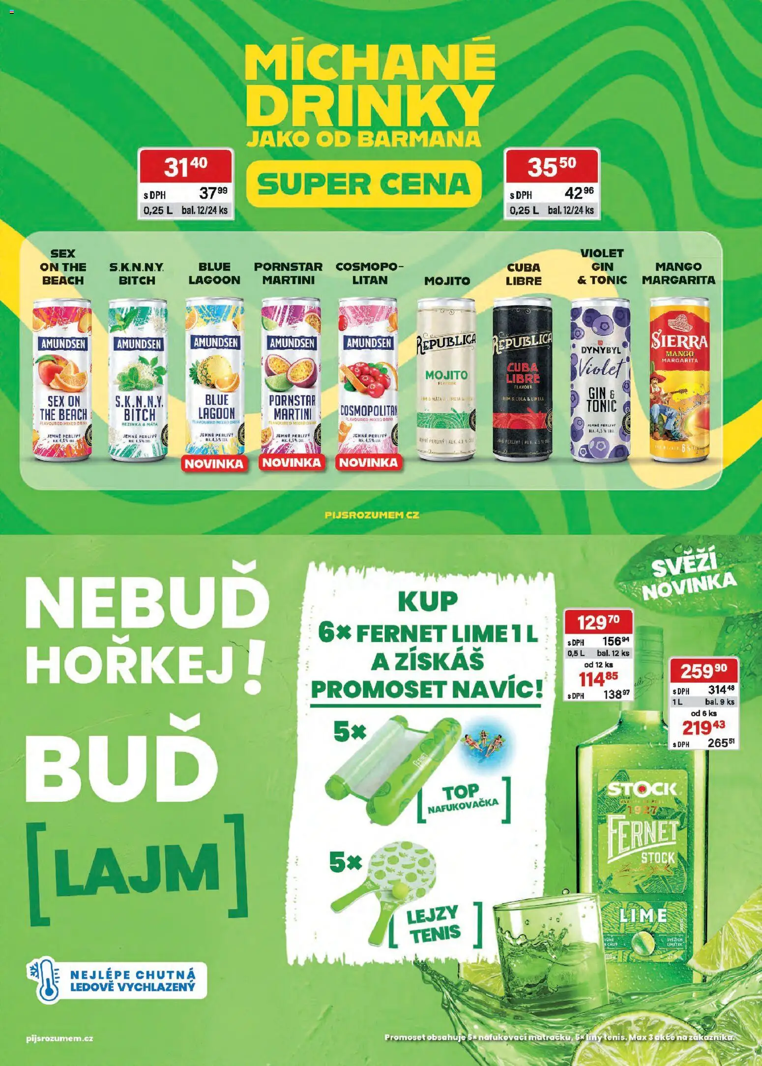 Astur & Qanto leták - Velkoobchod 06/2026 od 01.06.2026 | Strana: 16 | Produkty: Martini, Gin, Tonic, Fernet