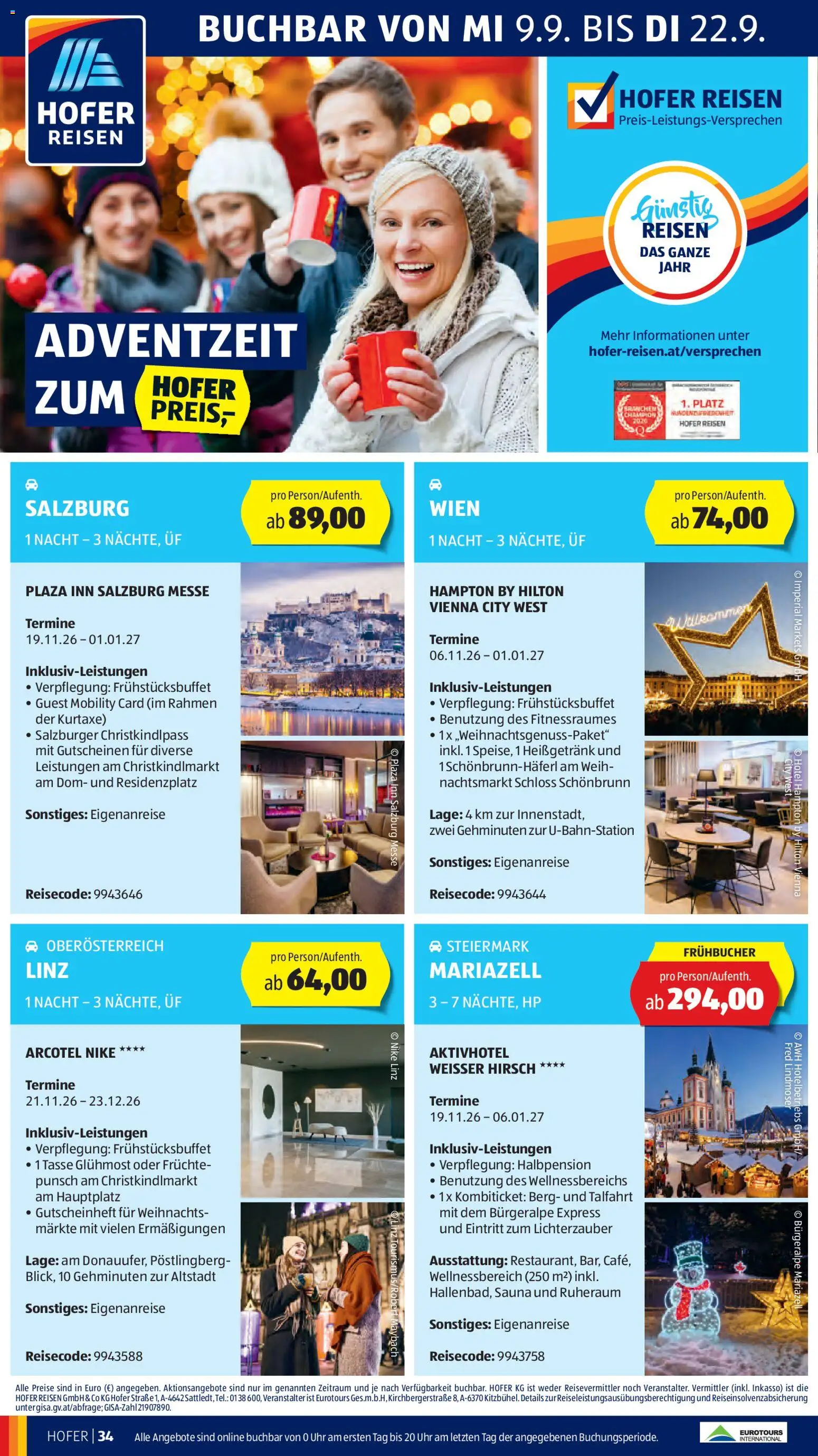 Hofer Flugblatt gültig ab 11.09.2026 | Seite: 44