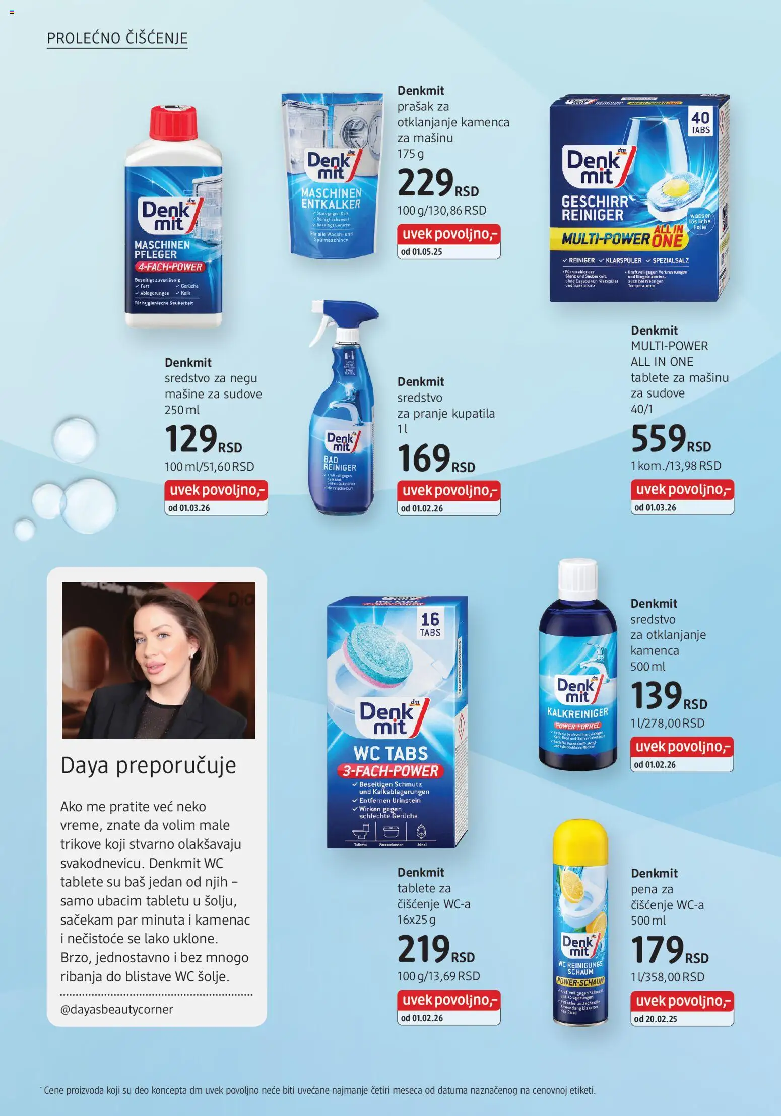 DM Drogerie katalog - važi od 01.04.2026 | Strana: 36 | Proizvode: Wc